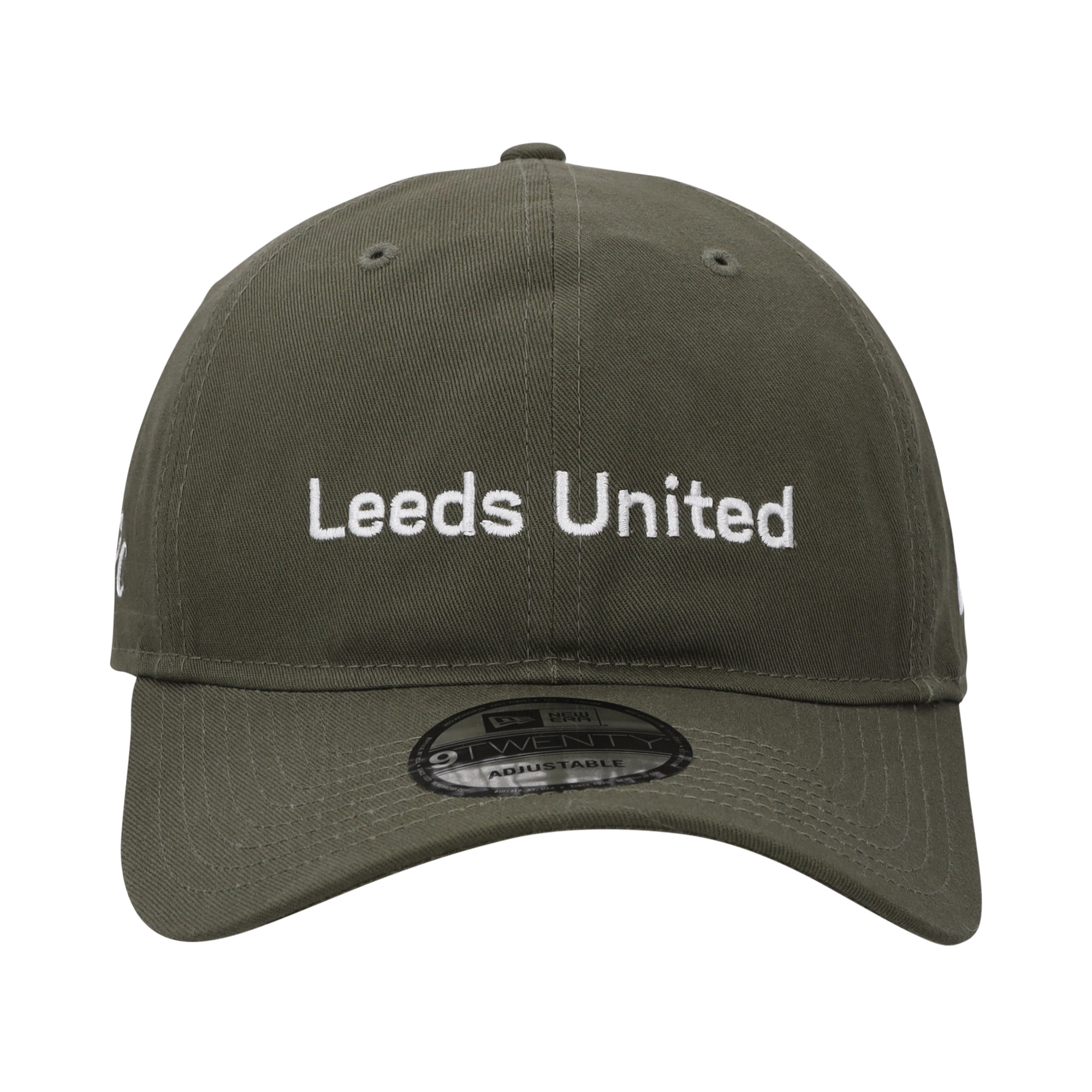 Leeds United New Era Wordmark 9TWENTY - Olive - Unisex, , rebel_hi-res