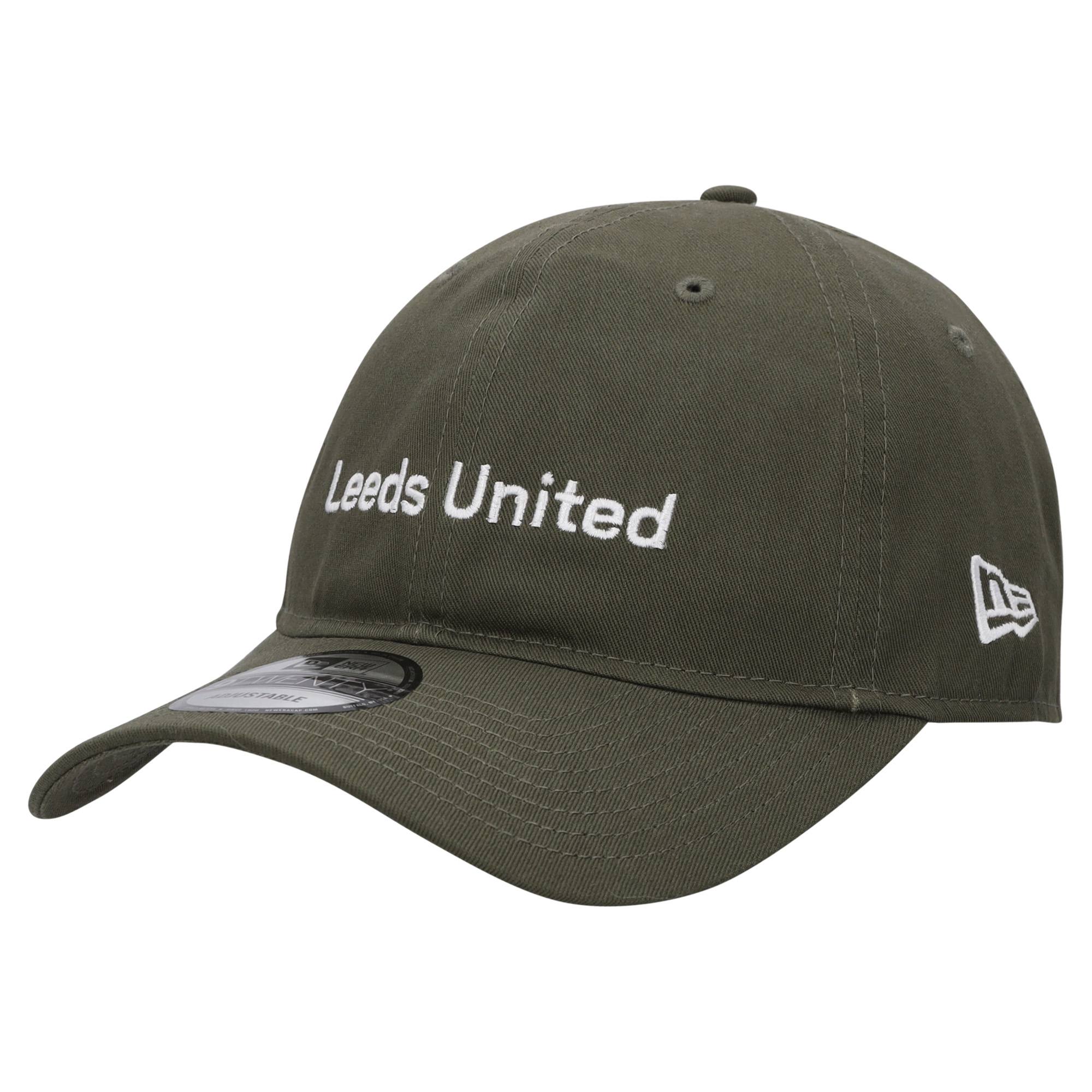 Leeds United New Era Wordmark 9TWENTY - Olive - Unisex, , rebel_hi-res