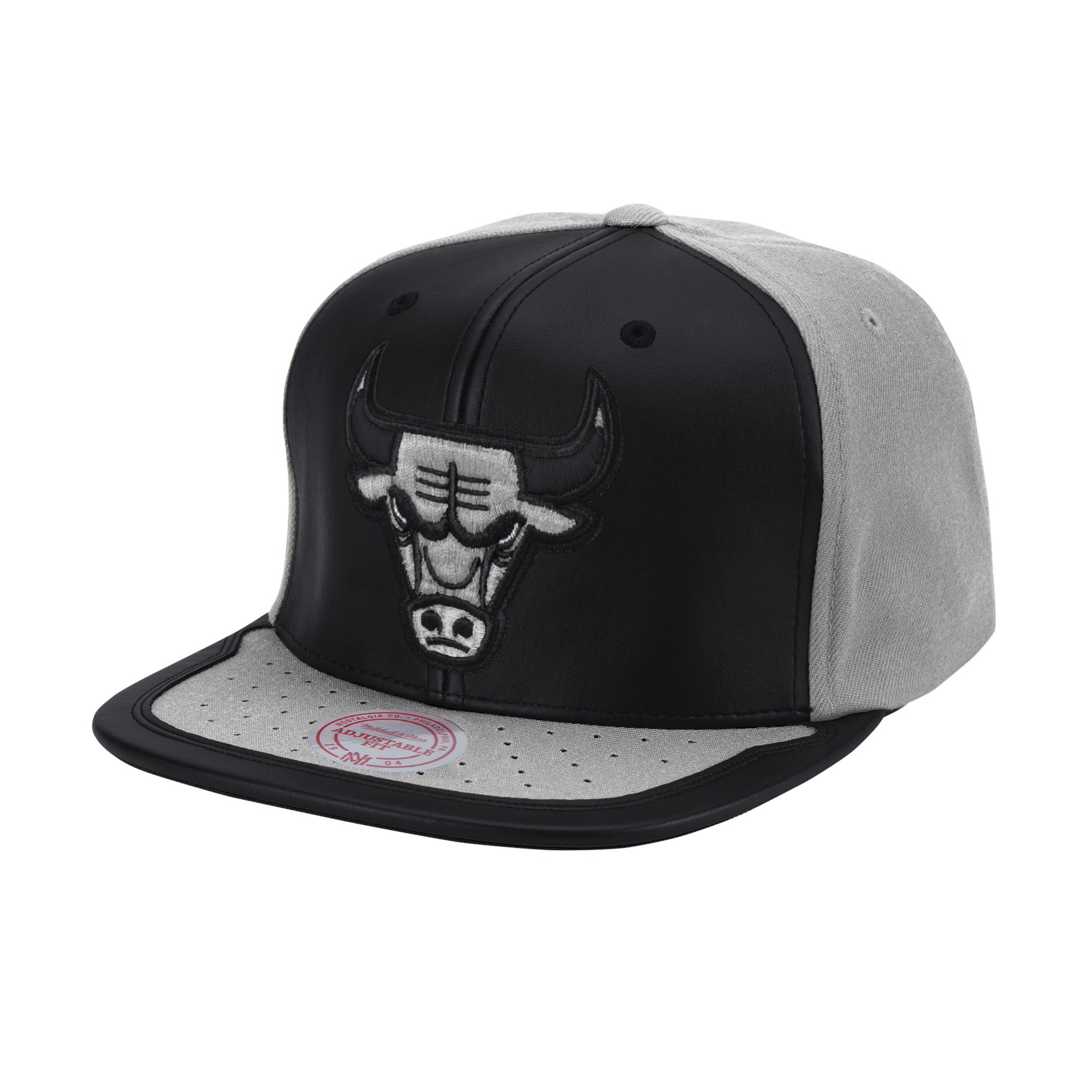 Chicago Bulls Mitchell & Ness Day One Snapback - Black/Grey, , rebel_hi-res