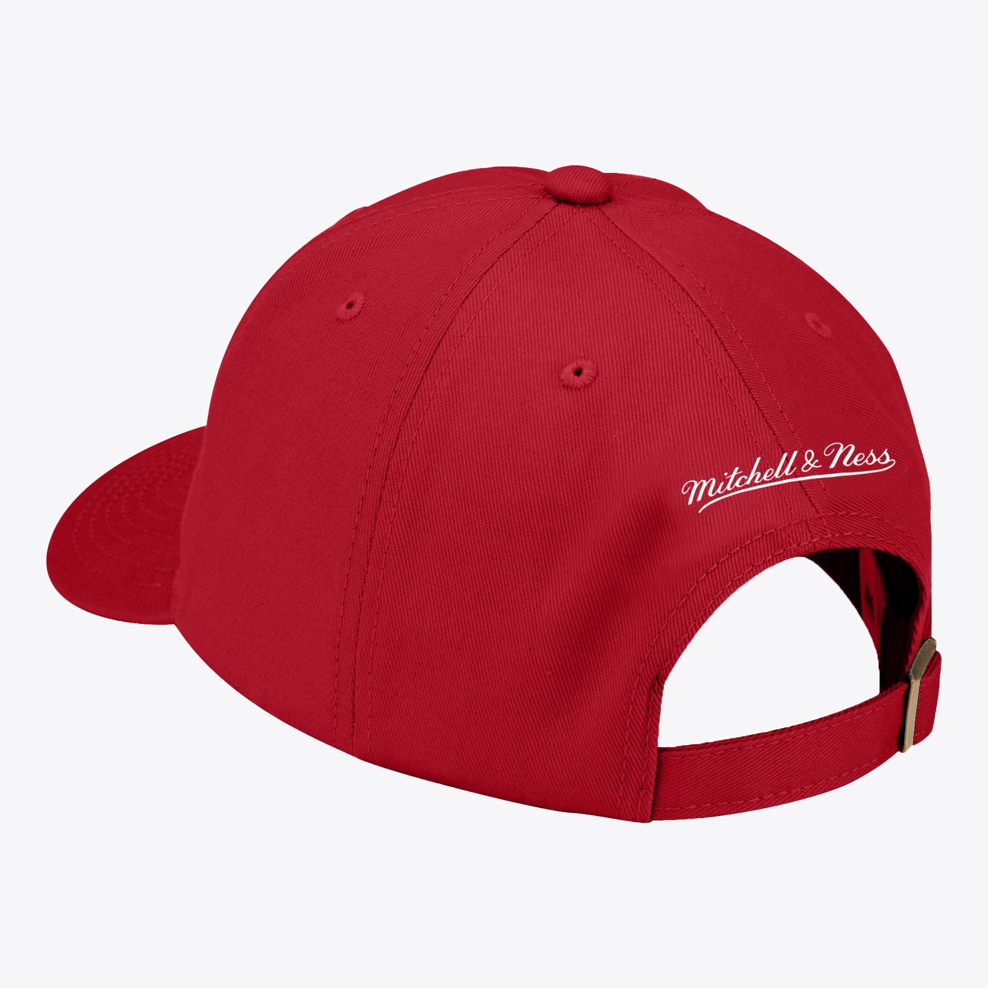 Chicago Bulls Mitchell & Ness Team Ground Stretch Cap - Red, , rebel_hi-res