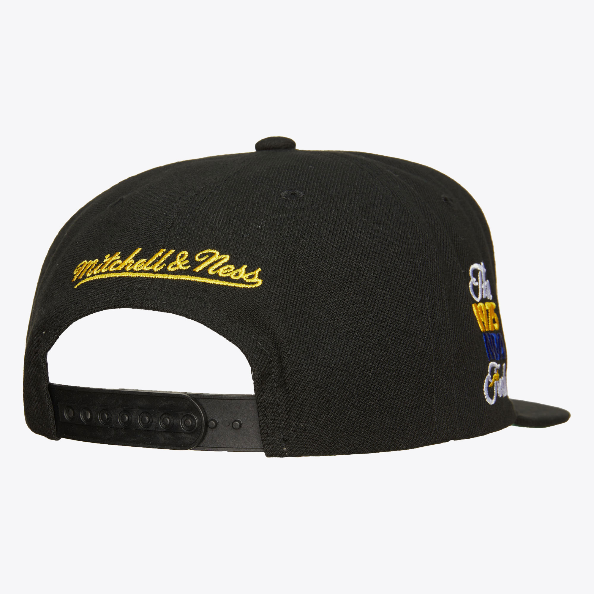 Golden State Warriors Mitchell & Ness Champions Era Hardwood Classics Snapback - Black, , rebel_hi-res