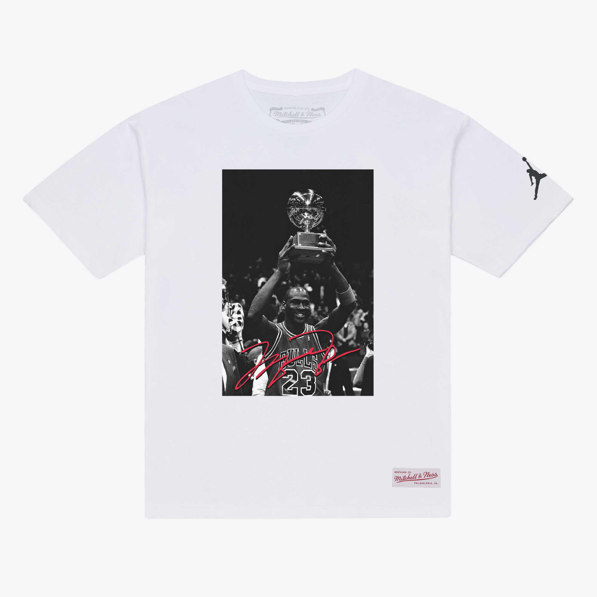 Chicago Bulls Mitchell & Ness X Jordan Trophy T-Shirt - Mens, , rebel_hi-res