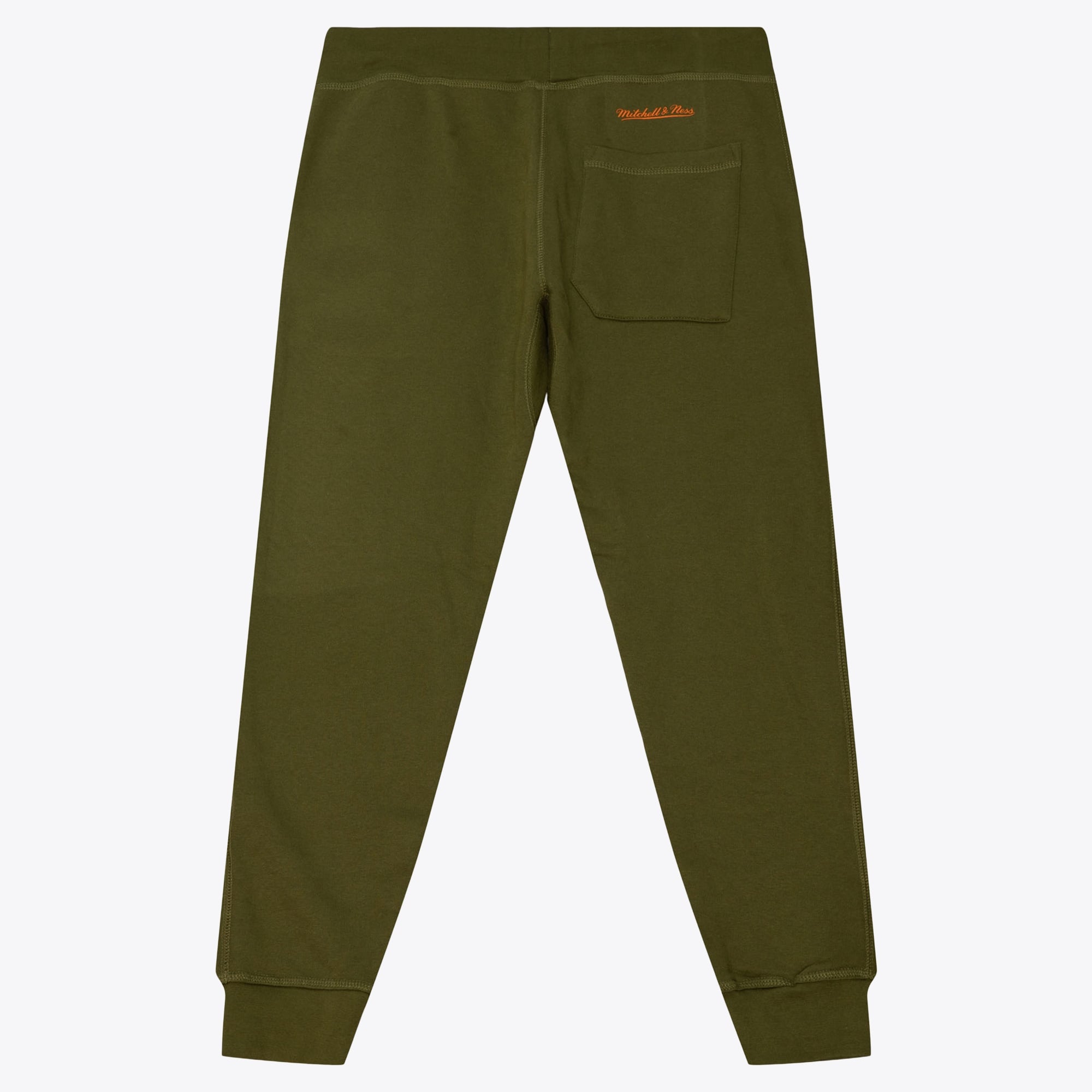 Chicago Bulls Mitchell & Ness Script Flight Joggers - Olive - Mens, , rebel_hi-res