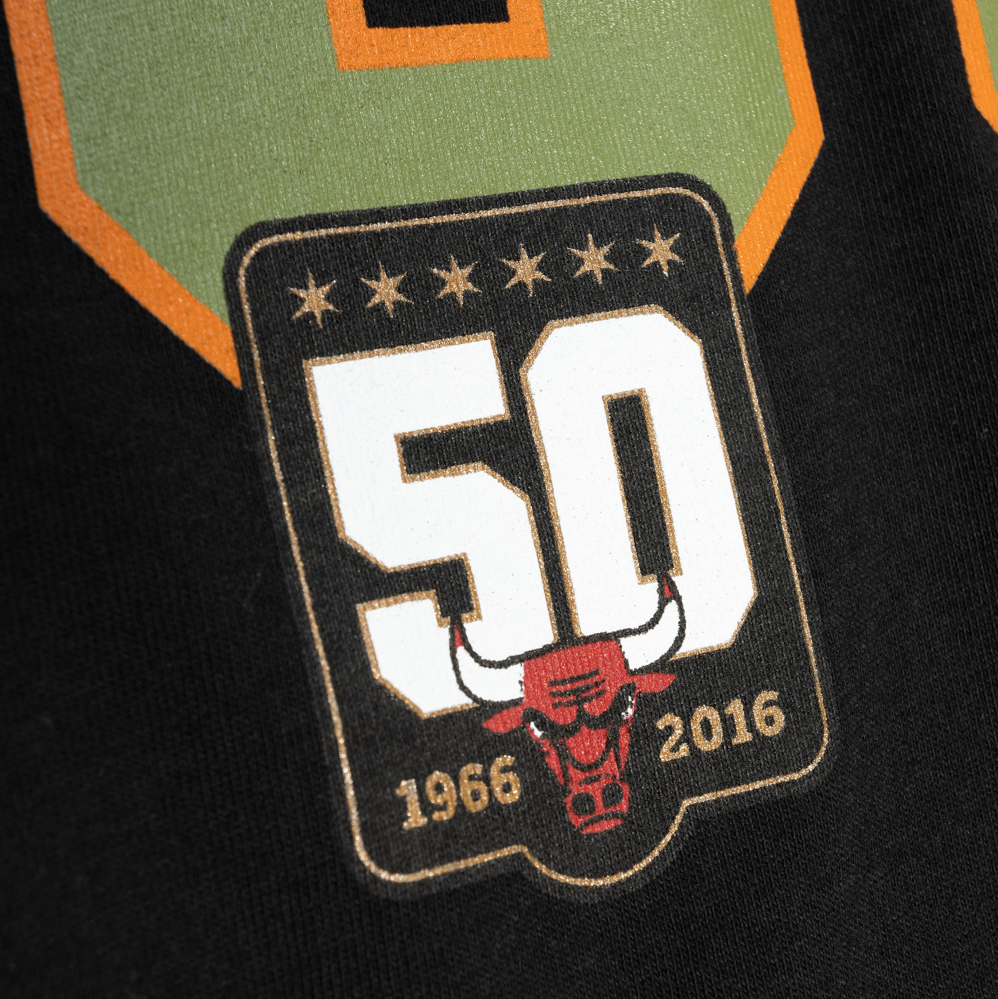 Chicago Bulls Mitchell & Ness Scottie Pippen Script Name & Number - Black - Mens, , rebel_hi-res