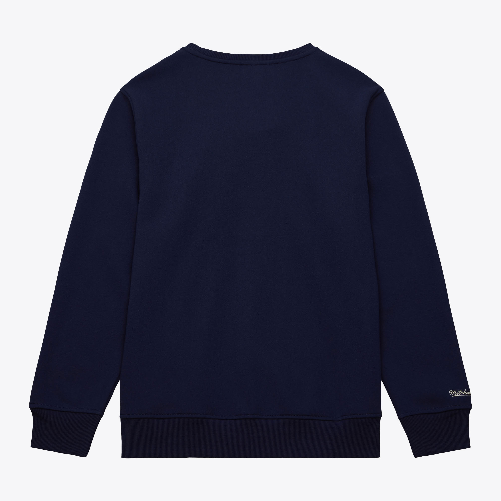 Chicago Bulls Mitchell & Ness Collegiate Crew Fleece - Navy - Mens, , rebel_hi-res