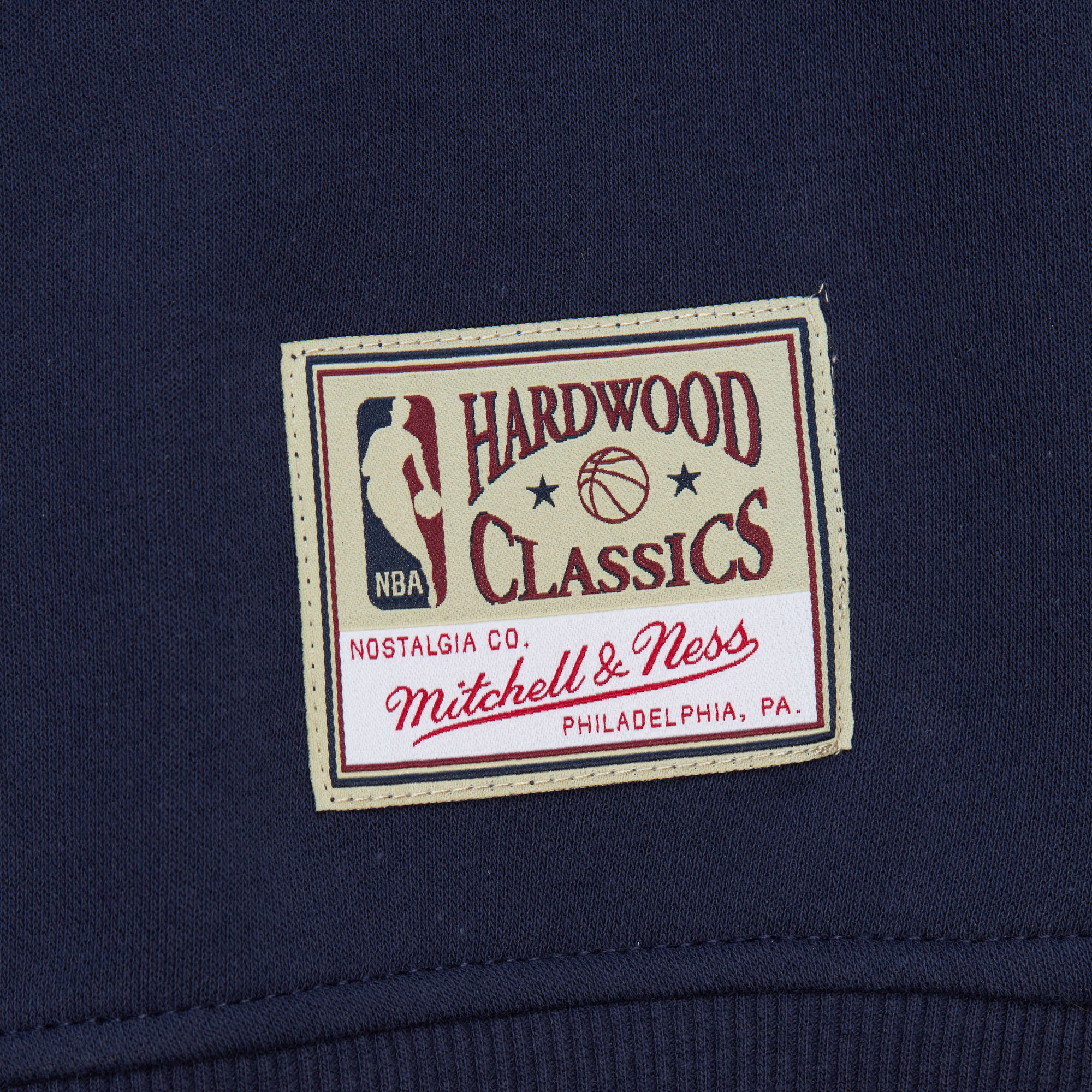 Chicago Bulls Mitchell & Ness Collegiate Crew Fleece - Navy - Mens, , rebel_hi-res