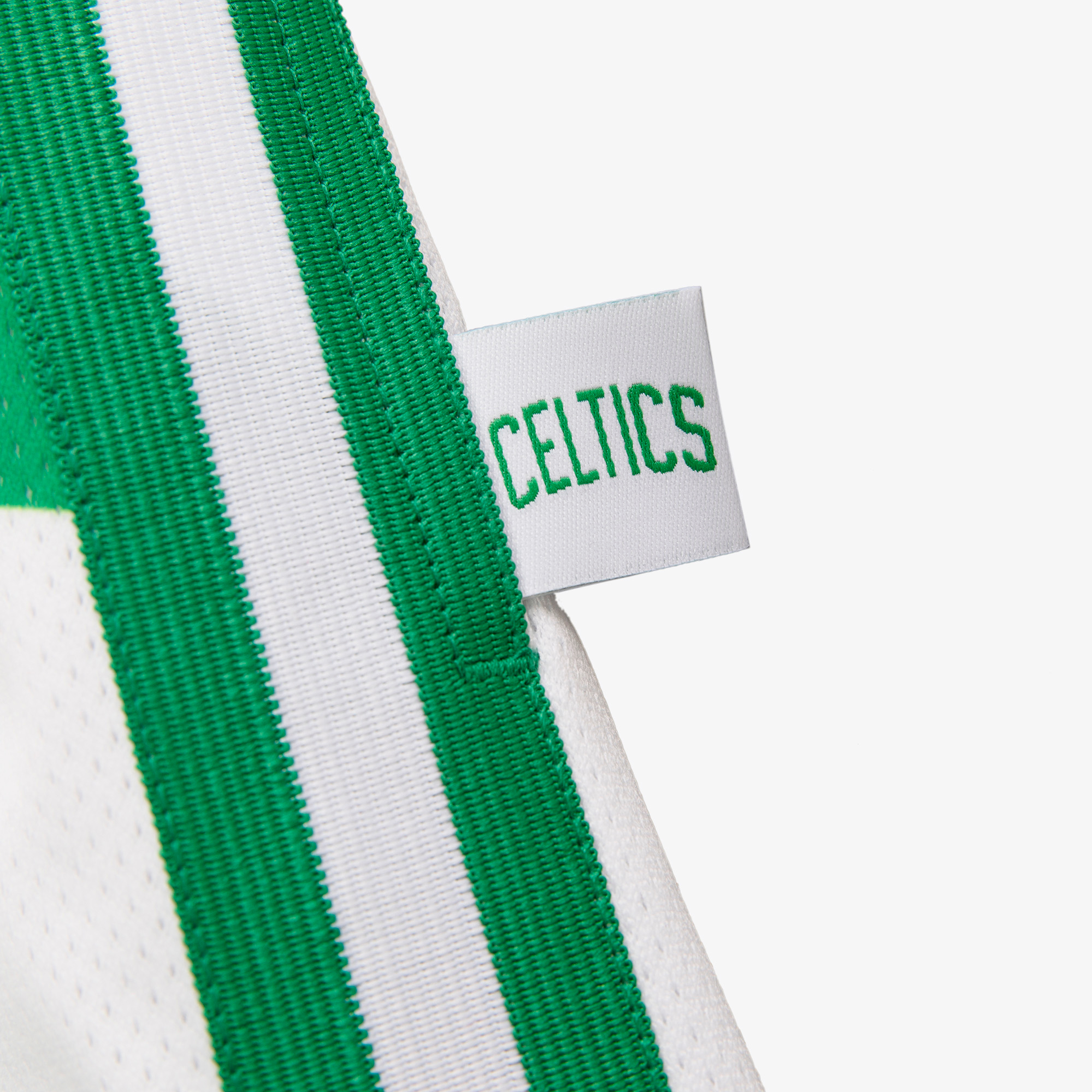 Boston Celtics Mitchell & Ness Blown Out Fashion Shorts - White - Mens, , rebel_hi-res
