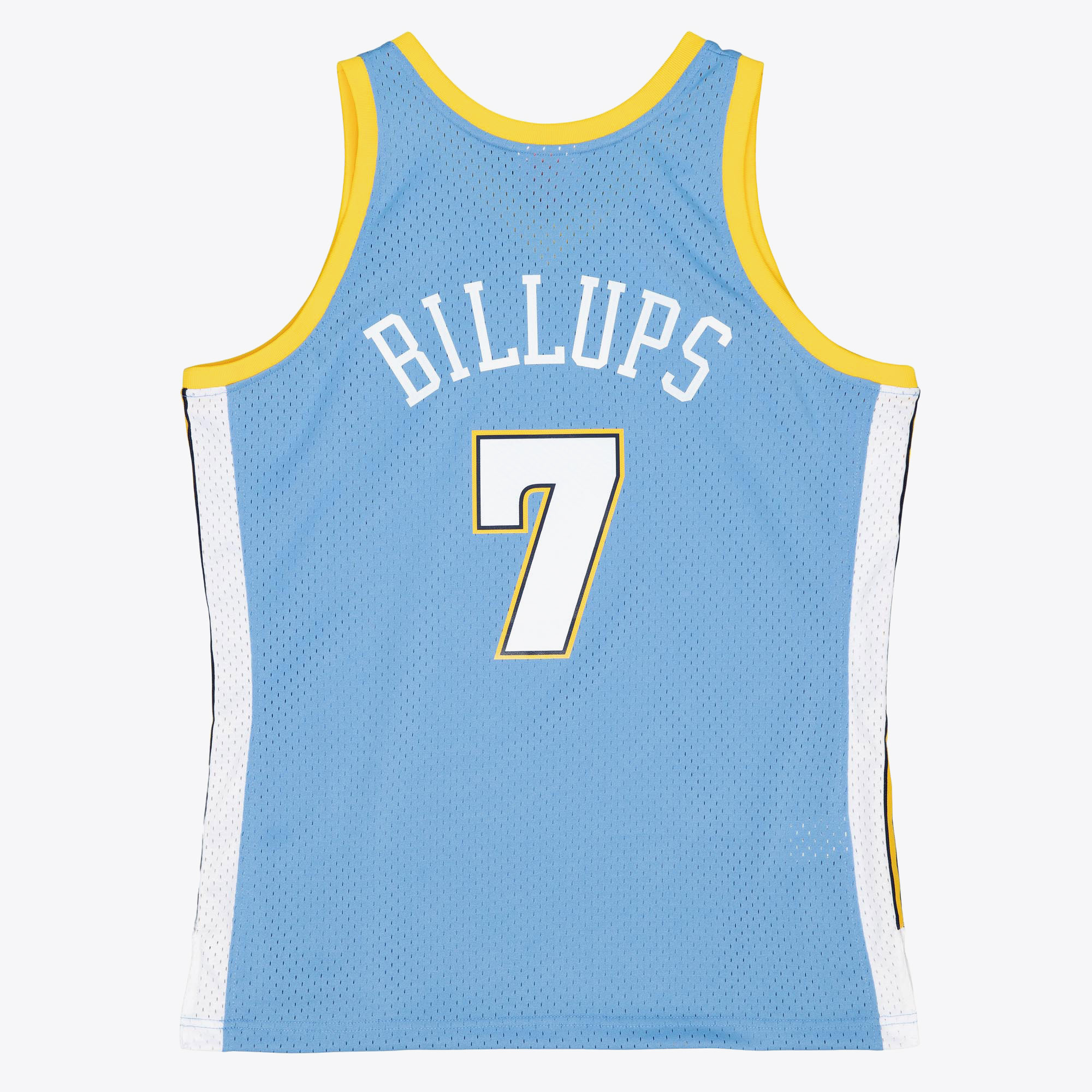 Denver Nuggets Mitchell & Ness Chauncey Billups 2008 Swingman Authentic Jersey - Columbia Blue, , rebel_hi-res