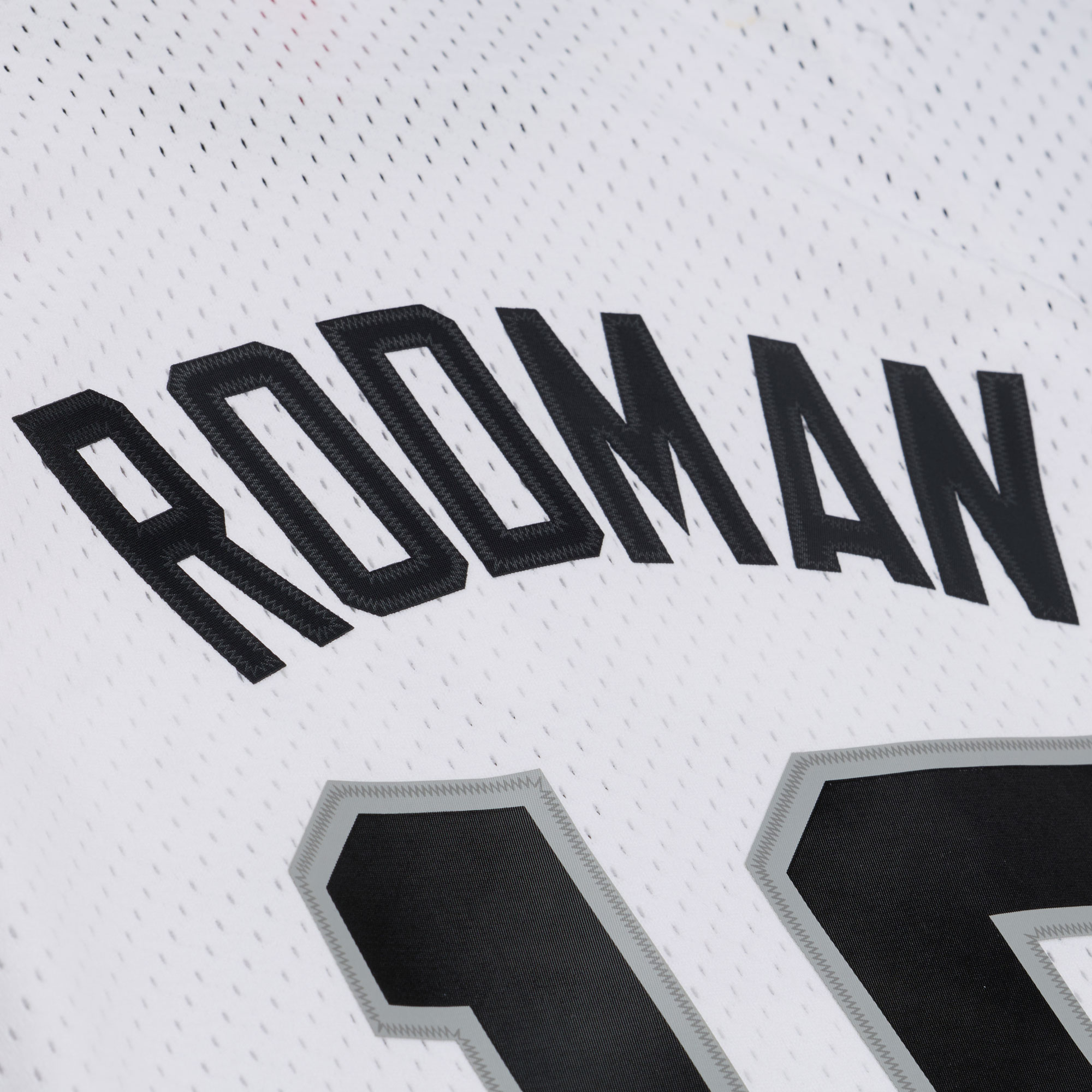 San Antonio Spurs Mitchell & Ness Dennis Rodman 1993 Authentic Jersey - White, , rebel_hi-res