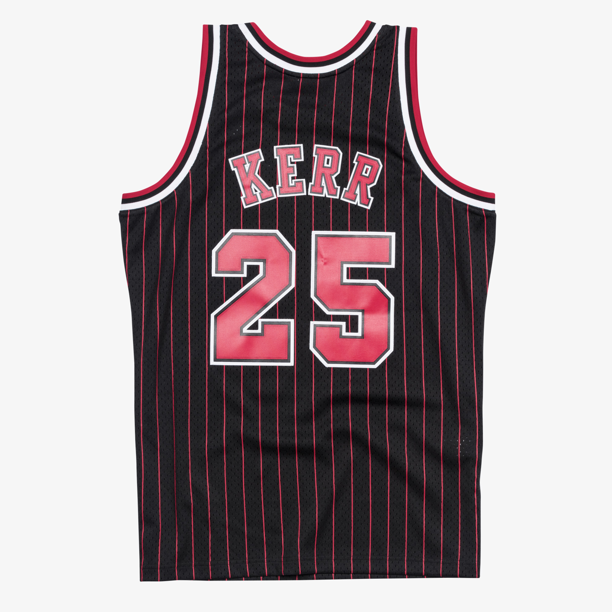 Chicago Bulls Mitchell & Ness Steve Kerr 95-96 Swingman Authentic Jersey - Black, , rebel_hi-res