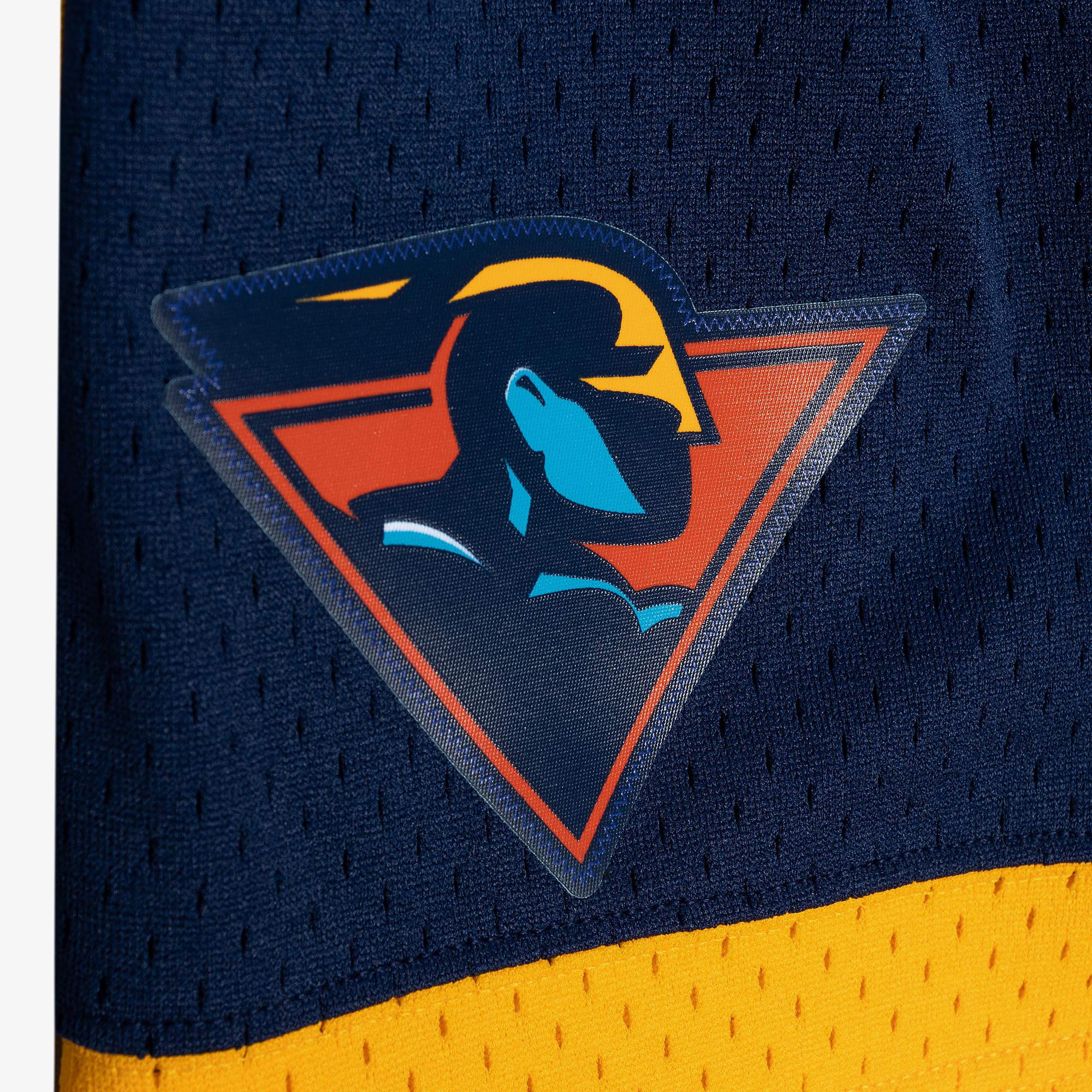 Golden State Warriors Mitchell & Ness 2002 Dark Shorts - Ash Blue - Mens, , rebel_hi-res