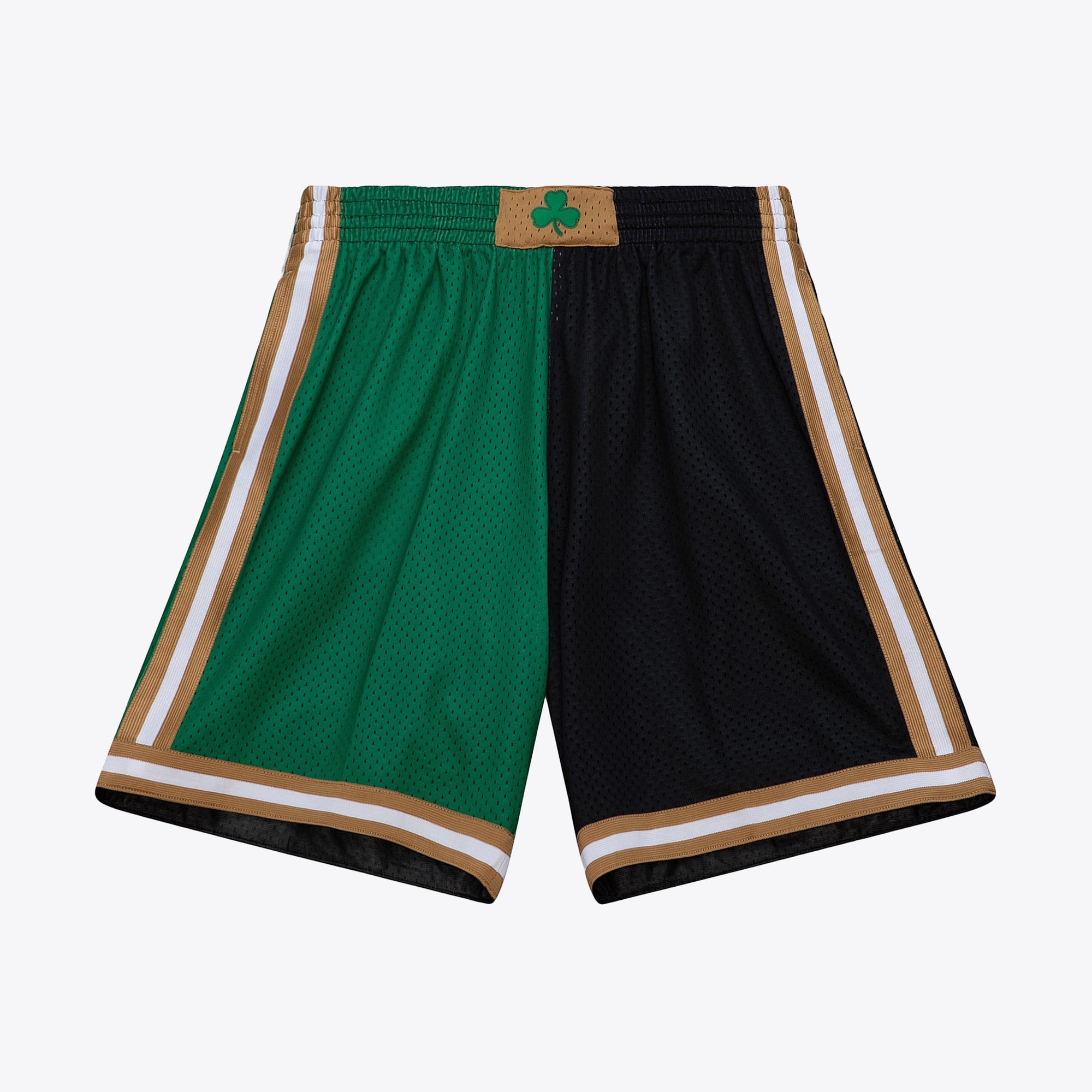 Boston Celtics Mitchell & Ness 2007 Split Swingman Shorts - Green/Black - Mens, , rebel_hi-res