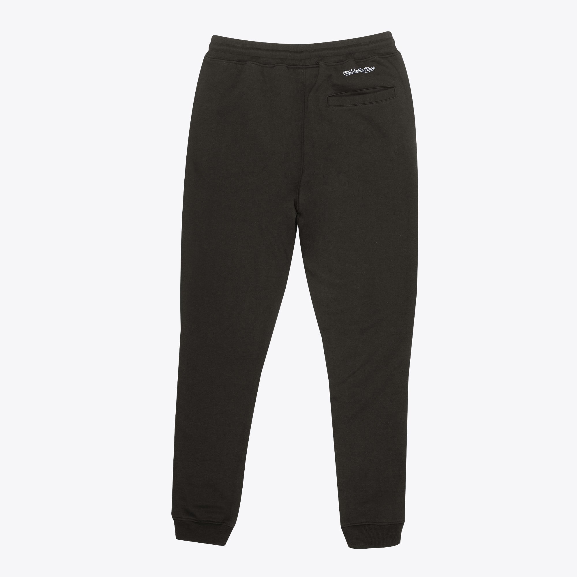 Chicago Bulls Mitchell & Ness The Trustee Fleece Sweatpants - Black - Mens, , rebel_hi-res