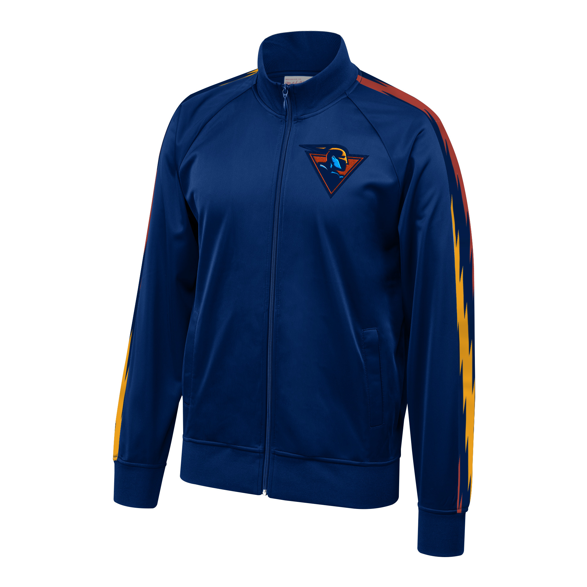 Golden State Warriors Mitchell & Ness Track Jacket - Navy - Mens, , rebel_hi-res