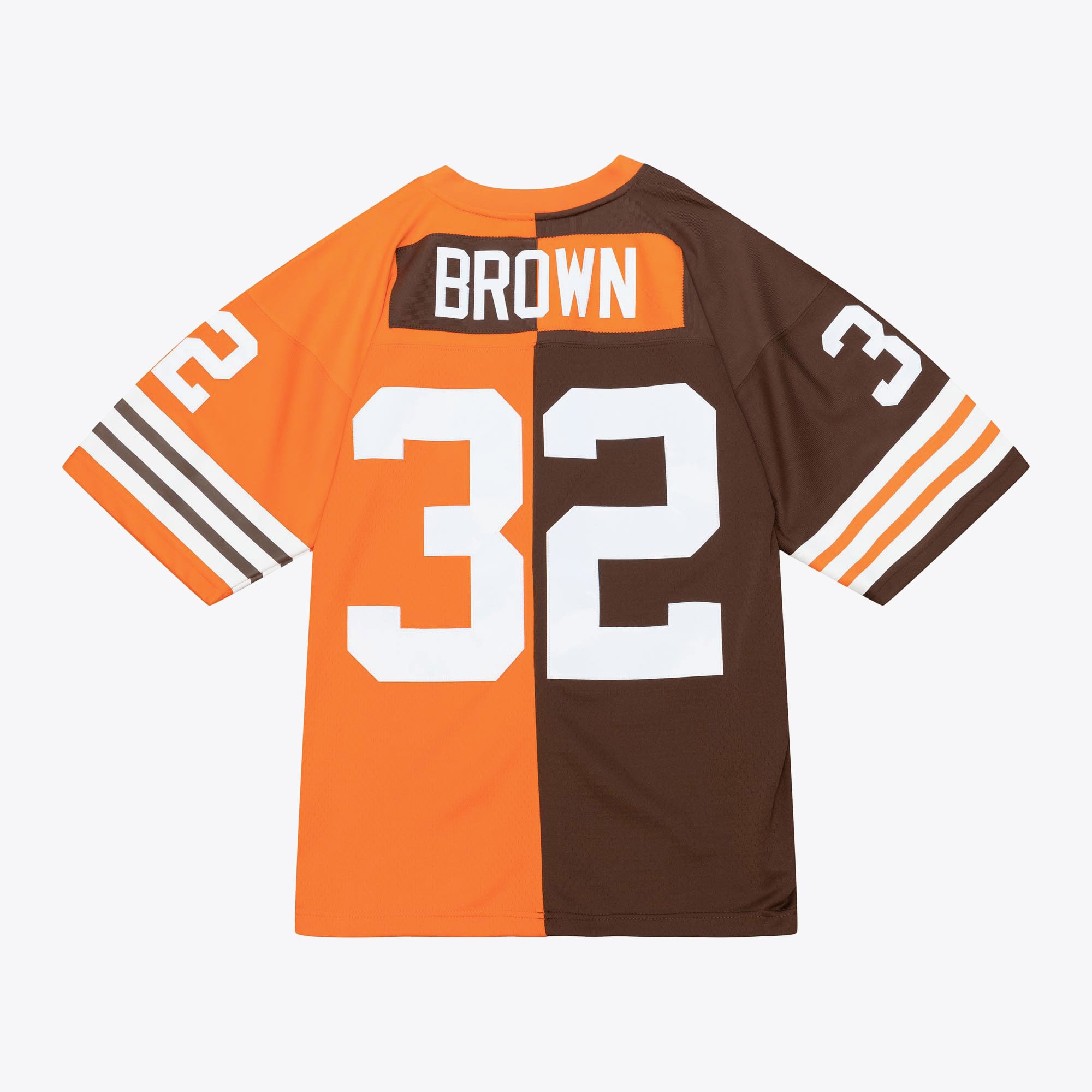 Cleveland Browns Mitchell & Ness Jim Brown 1963 Split Legacy Authentic Jersey, , rebel_hi-res
