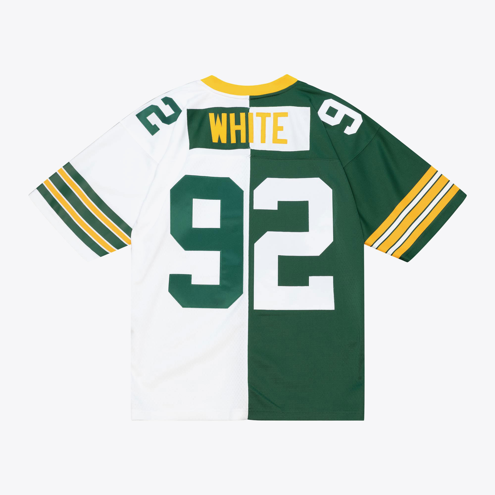 Green Bay Packers Mitchell & Ness Reggie White 1996 Split Legacy Authentic Jersey - Green/White, , rebel_hi-res