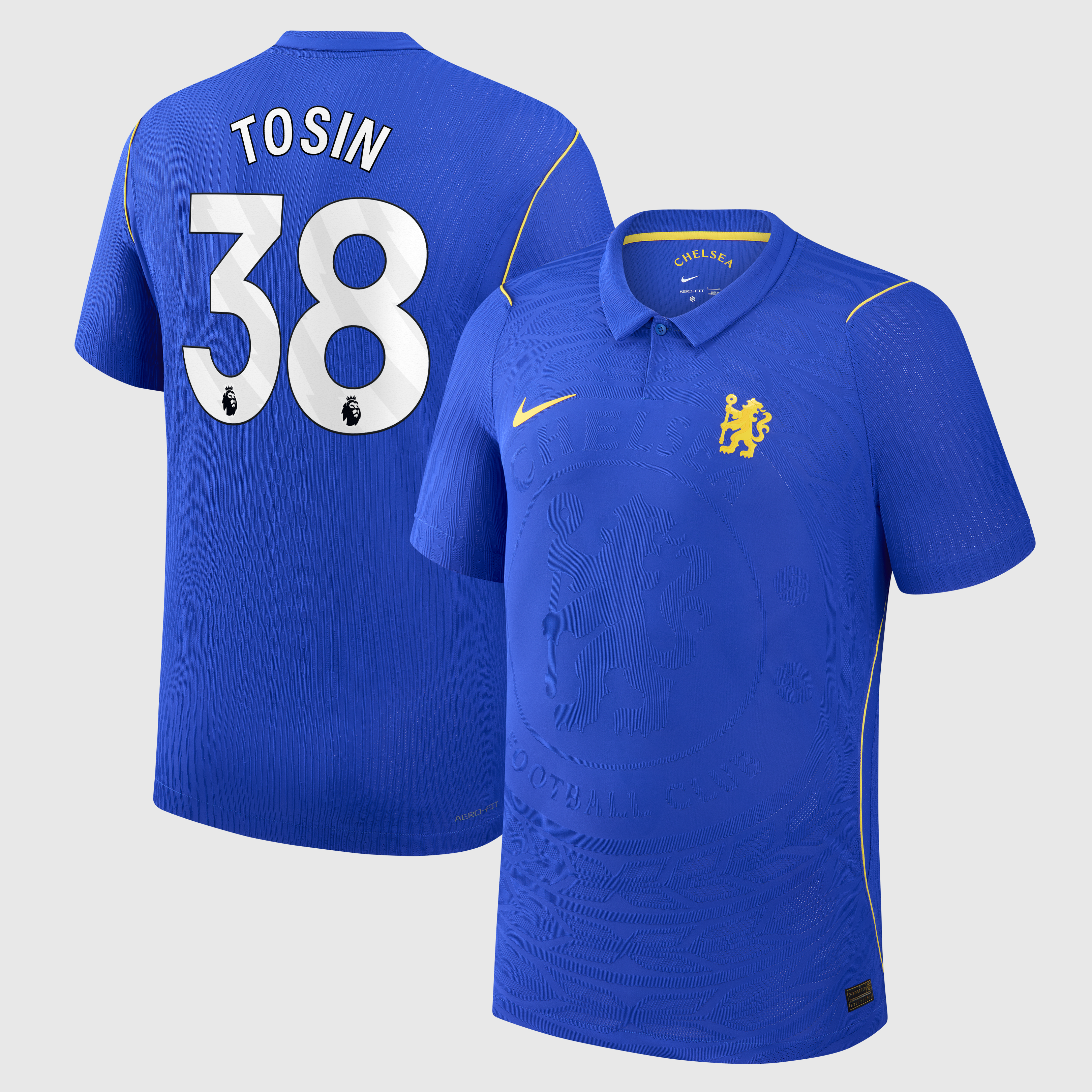 Chelsea Nike Home Aero-FIT Match Shirt 2026-27 with Tosin 4 printing, , rebel_hi-res