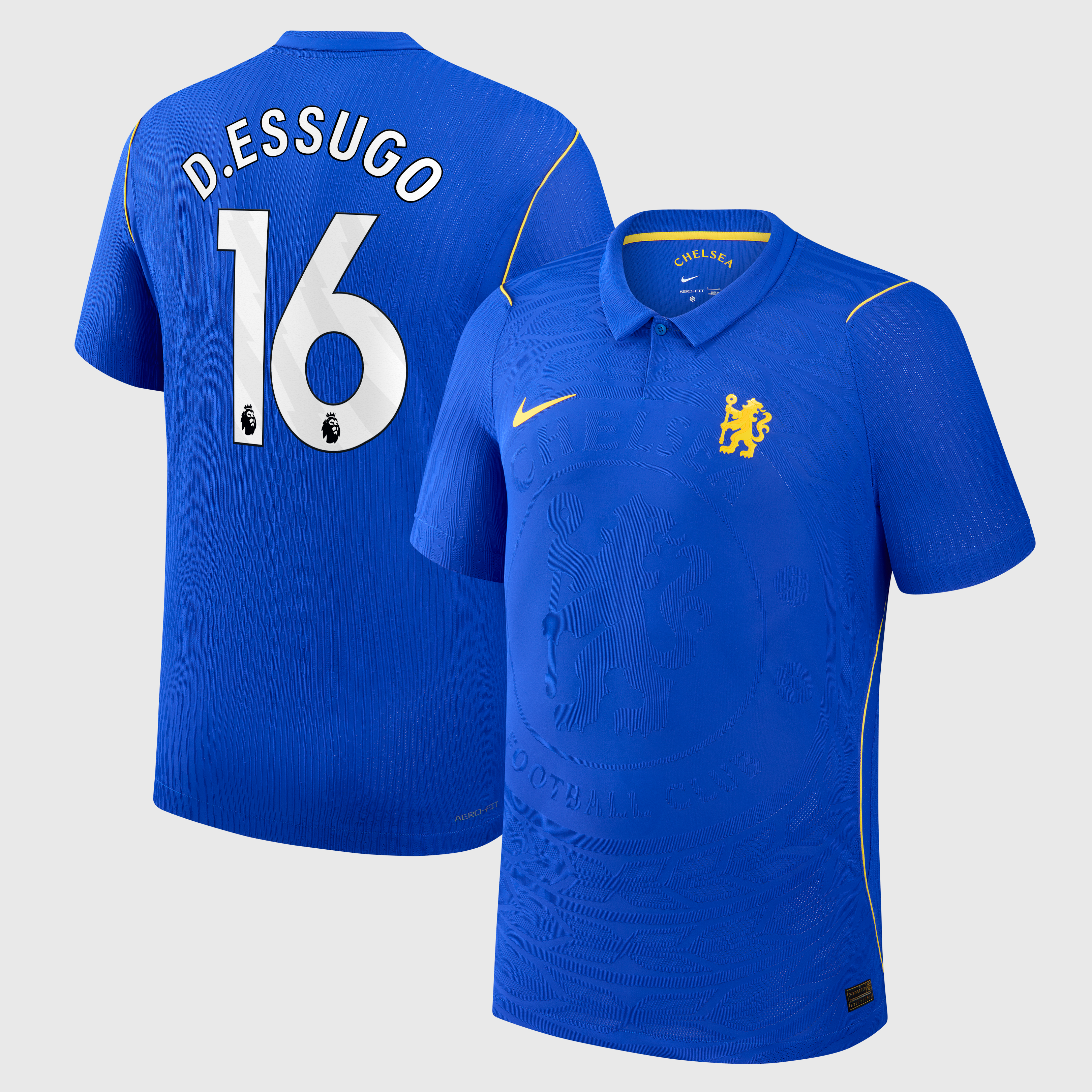 Chelsea Nike Home Aero-FIT Match Shirt 2026-27 with D.Essugo 16 printing, , rebel_hi-res
