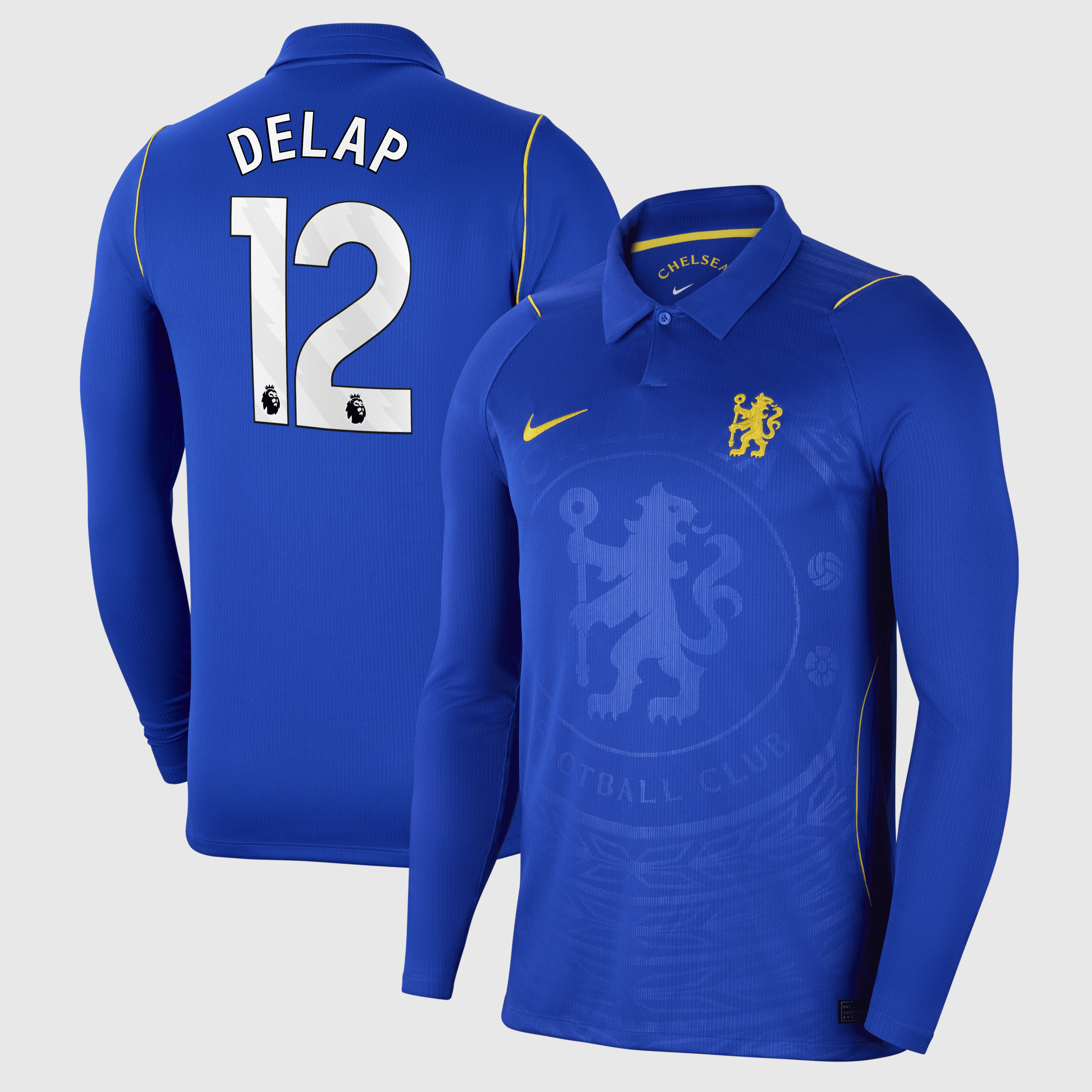 Chelsea Nike Home Stadium Shirt 2026-27 - Long Sleeve with Delap 9 printing, , rebel_hi-res