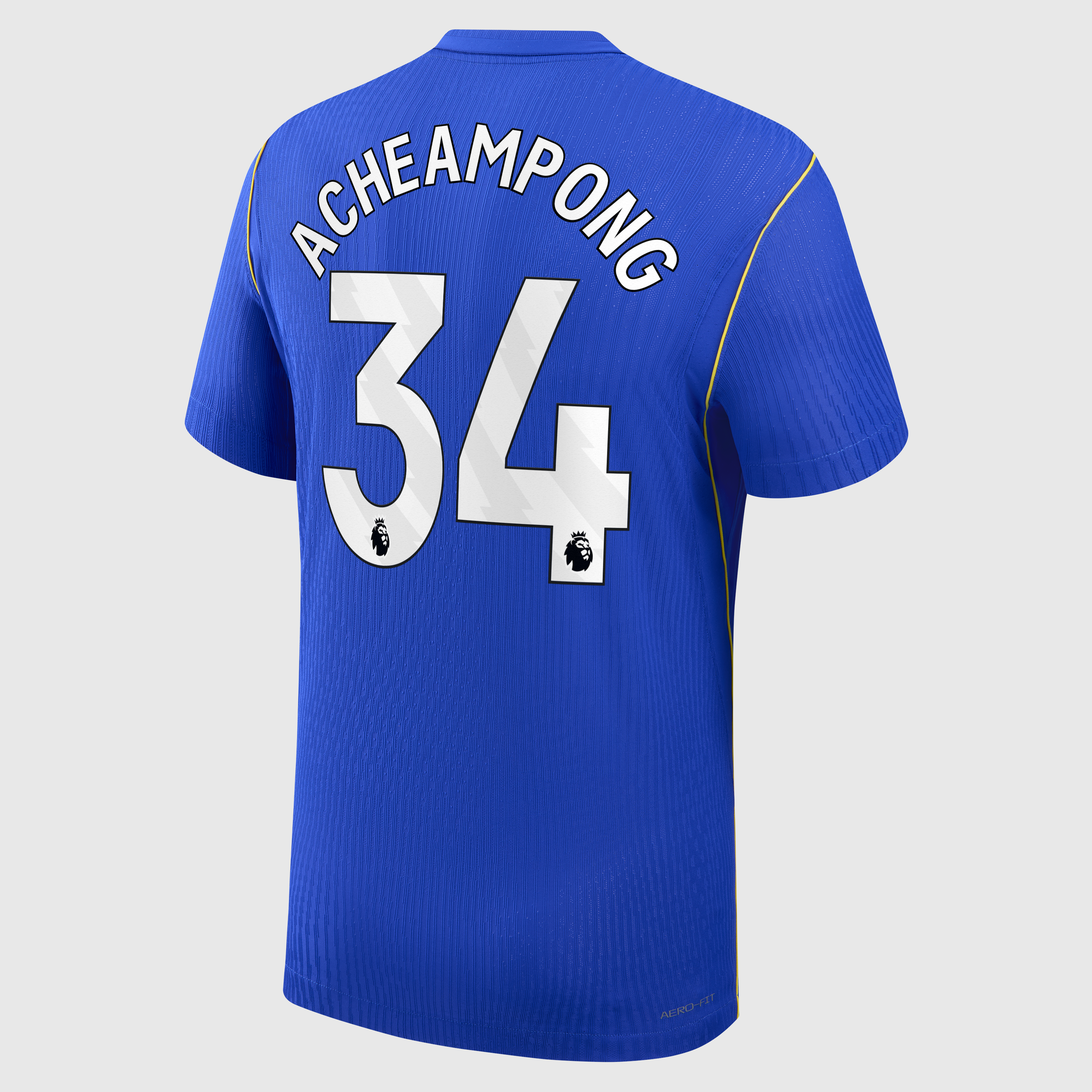 Chelsea Nike Home Aero-FIT Match Shirt 2026-27 with Acheampong 34 printing, , rebel_hi-res