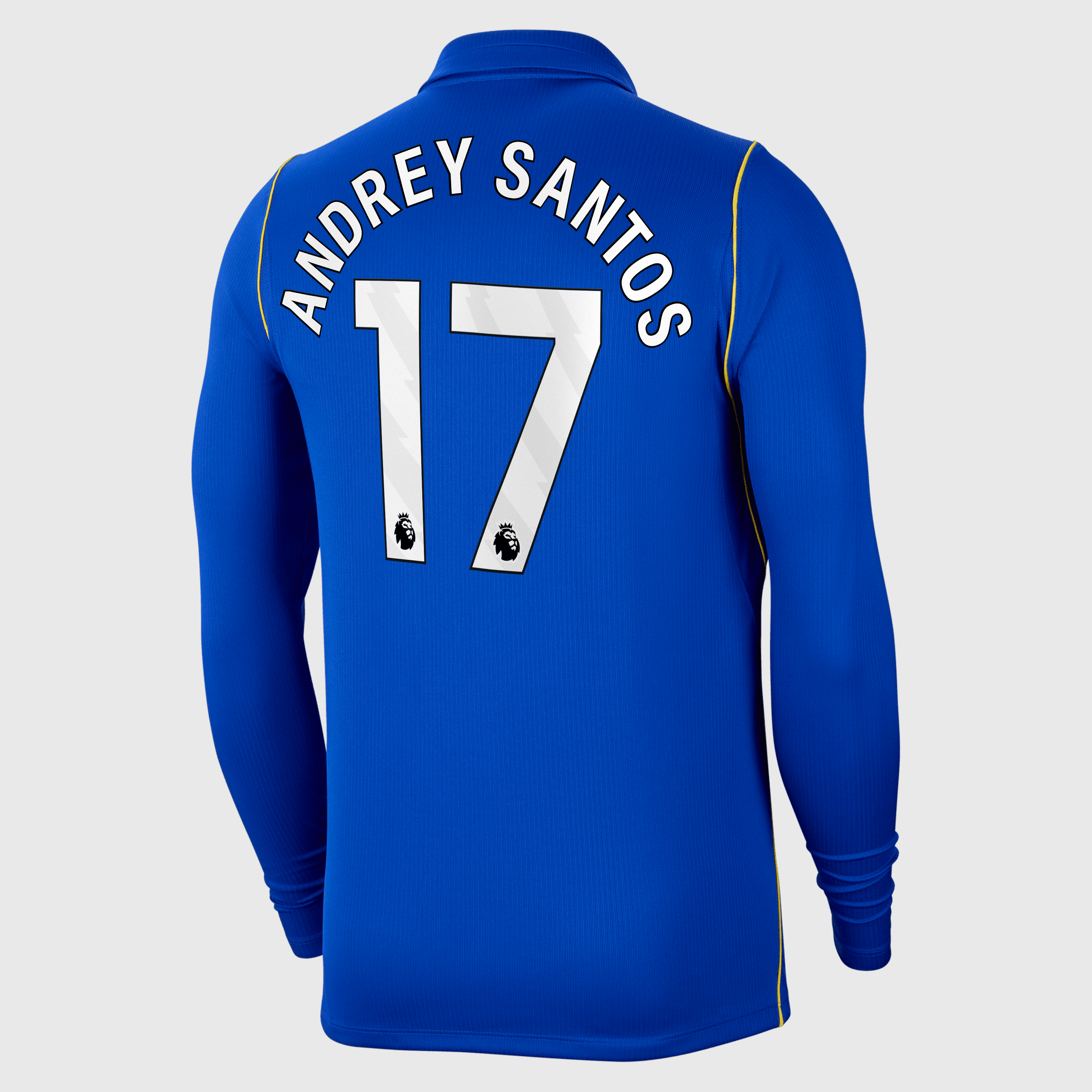 Chelsea Nike Home Stadium Shirt 2026-27 - Long Sleeve with Andrey Santos 17 printing, , rebel_hi-res