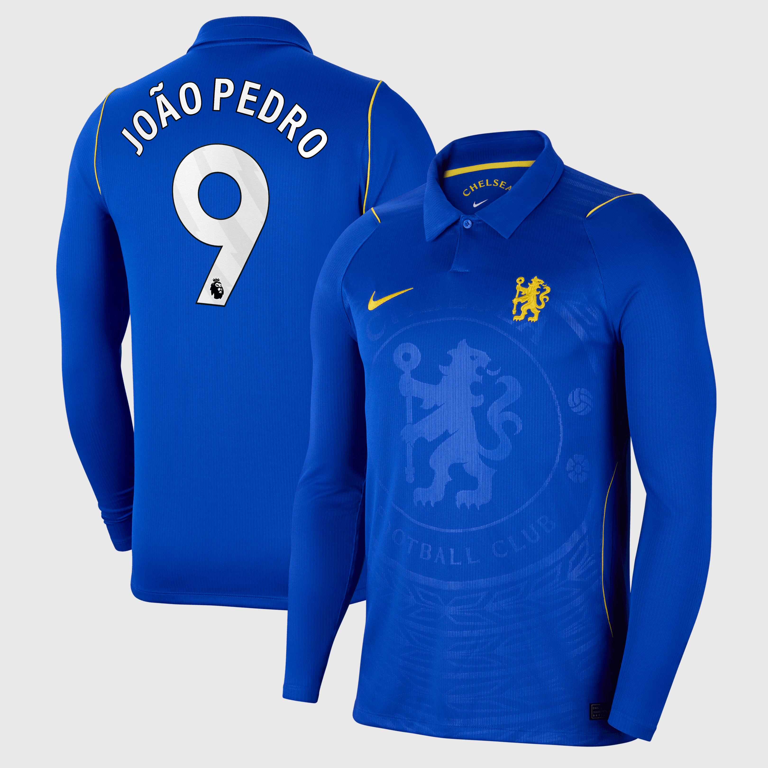 Chelsea Nike Home Stadium Long Sleeve Shirt 2026-27 with Jo&atilde;o Pedro 9 printing, , rebel_hi-res