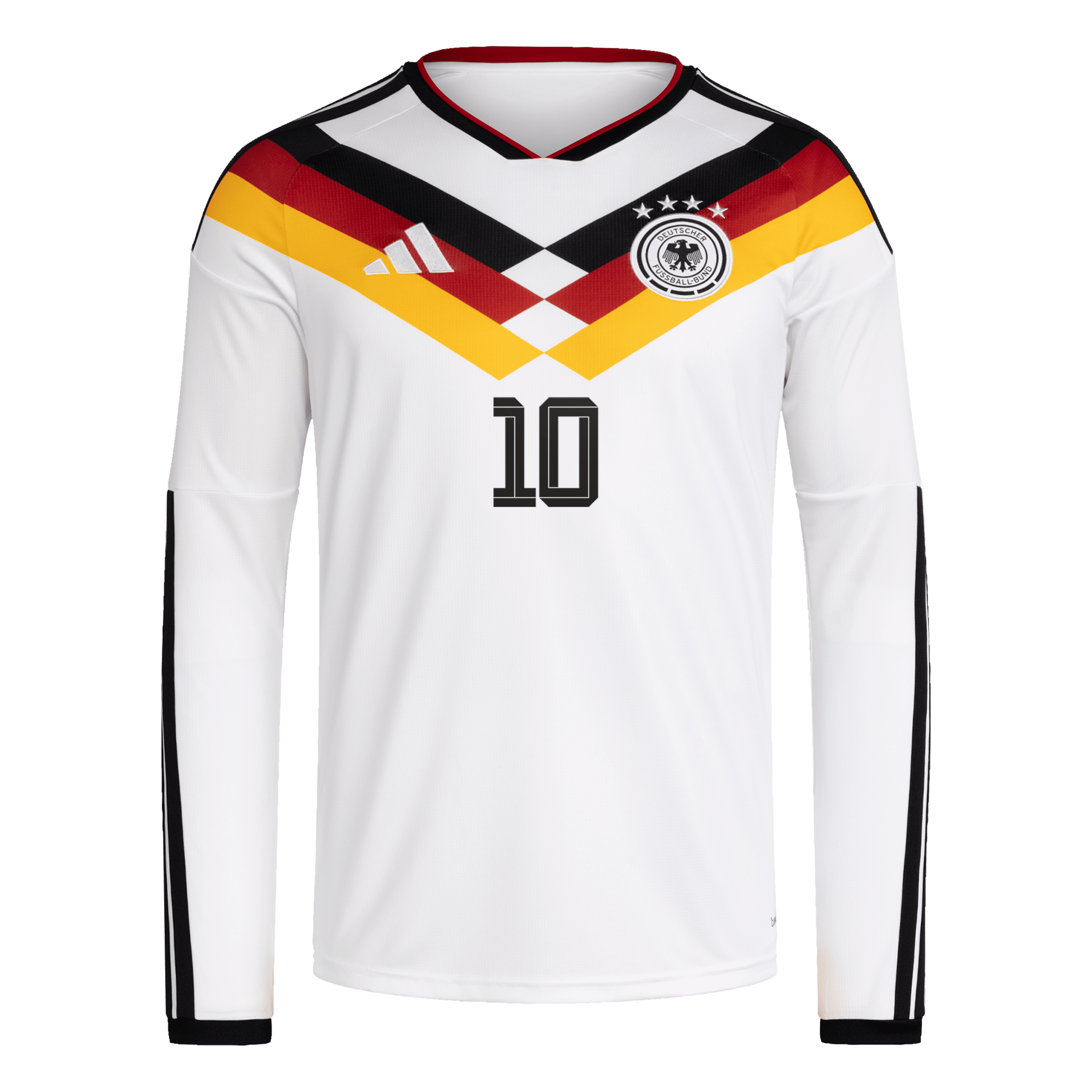 Germany National Team adidas Home Shirt 2026 - Long Sleeve with Matth&auml;us 10 printing, , rebel_hi-res