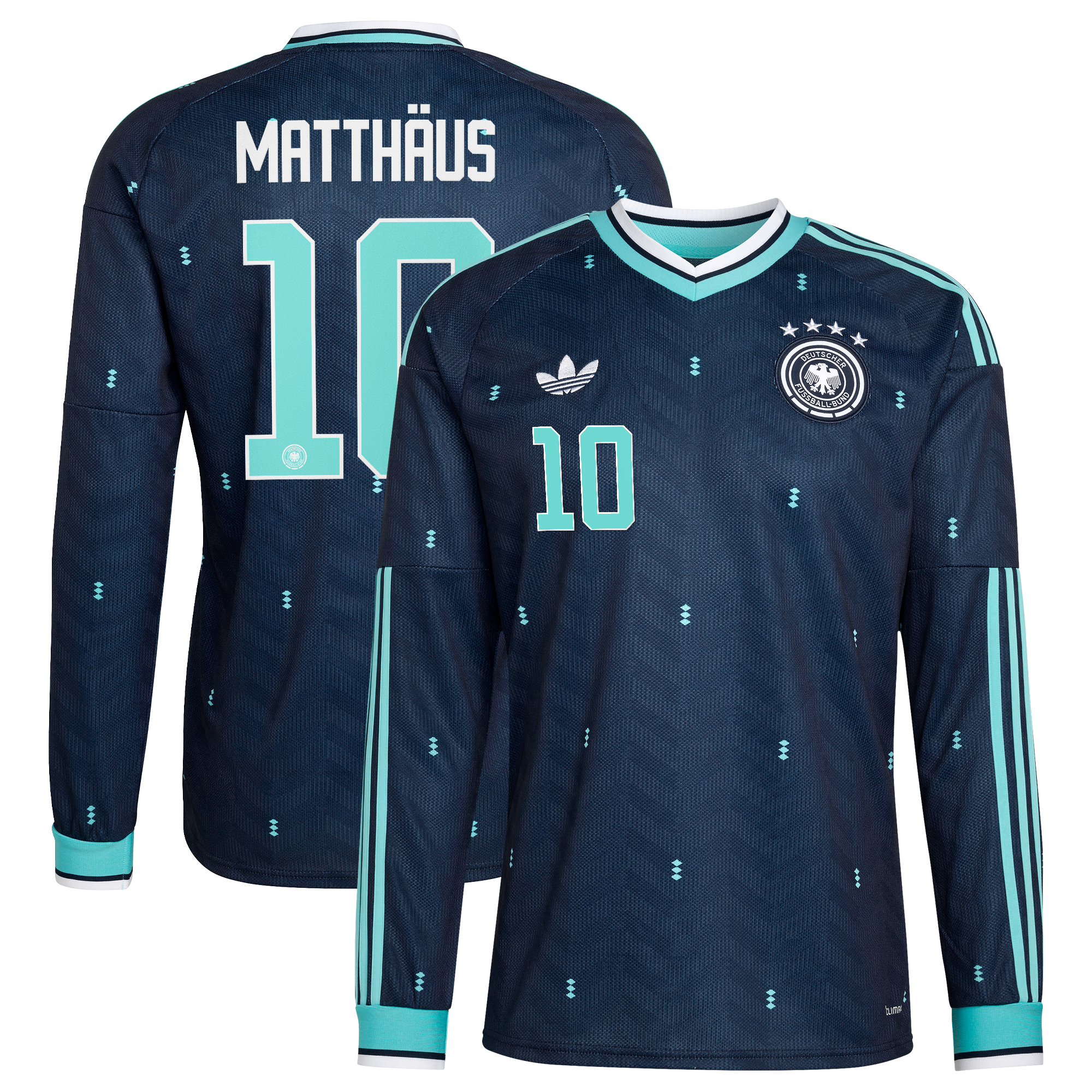 Germany National Team adidas Away Shirt 2026 - Long Sleeve with Matth&auml;us 10 printing, , rebel_hi-res