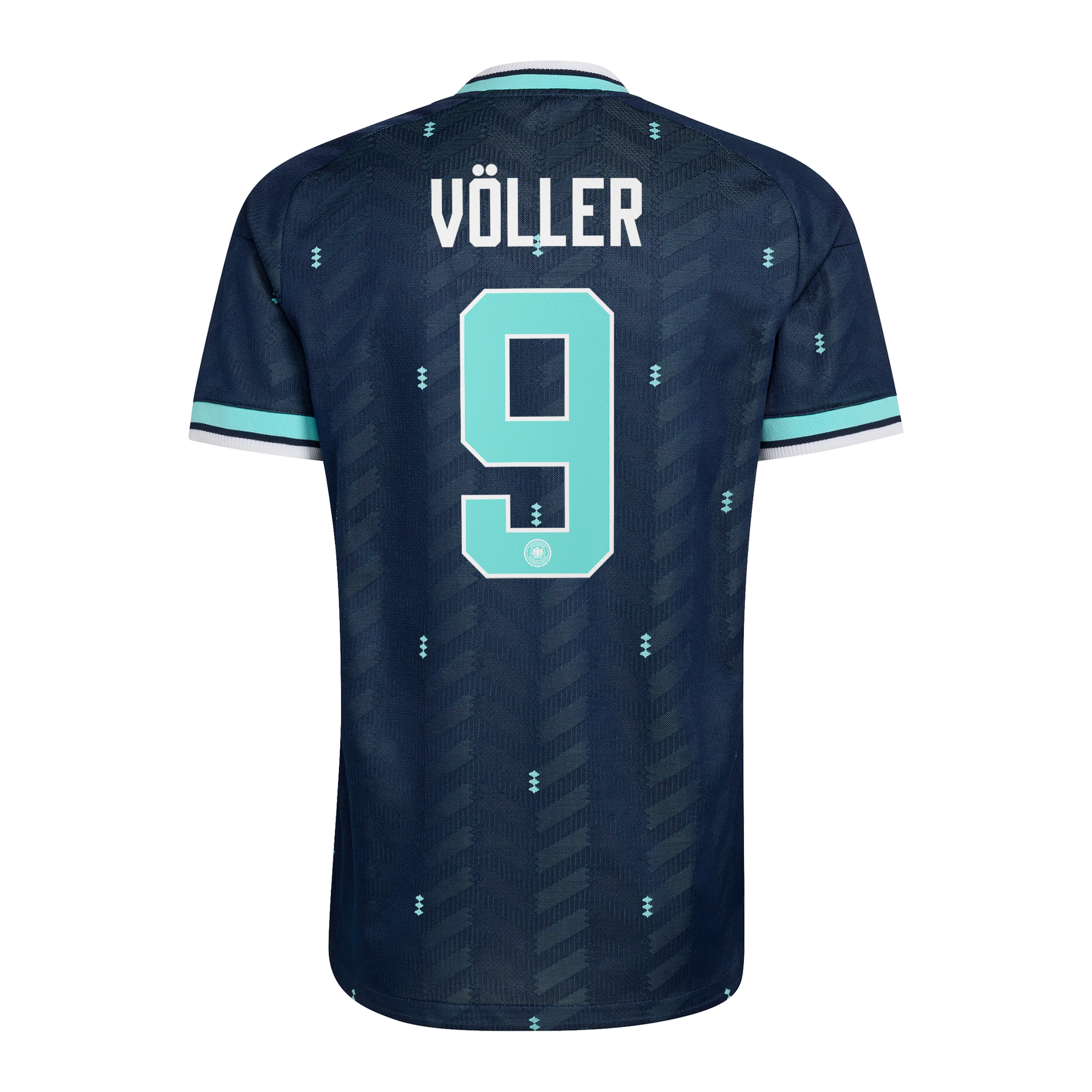 Germany National Team adidas Away Authentic Shirt 2026 with V&ouml;ller 9 printing, , rebel_hi-res