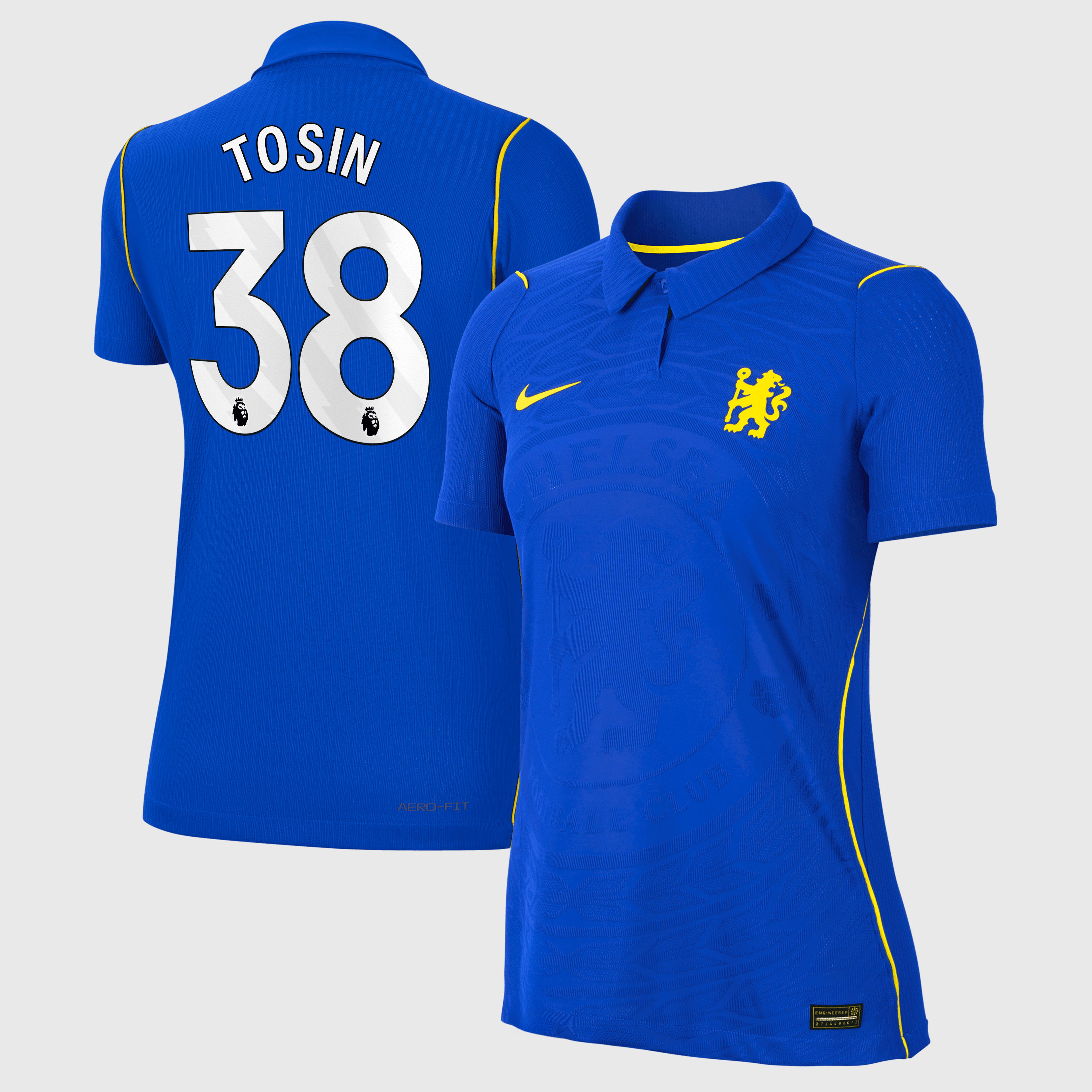 Chelsea Nike Home Aero-FIT Match Shirt 2026-27 - Womens with Tosin 38 printing, , rebel_hi-res