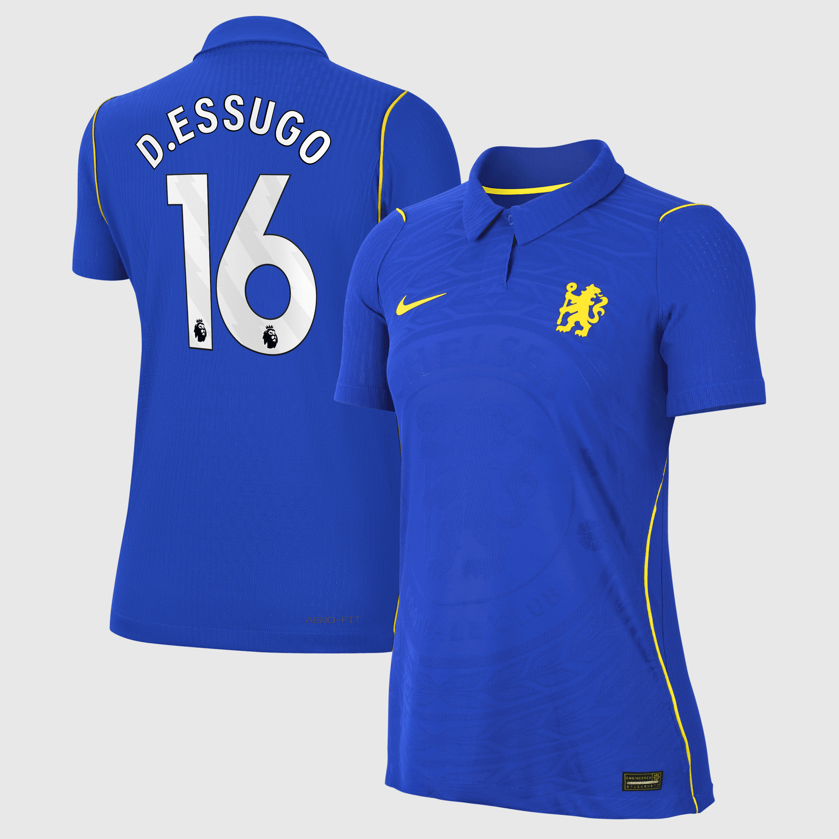 Chelsea Nike Home Aero-FIT Match Shirt 2026-27 - Womens with D.Essugo 16 printing, , rebel_hi-res