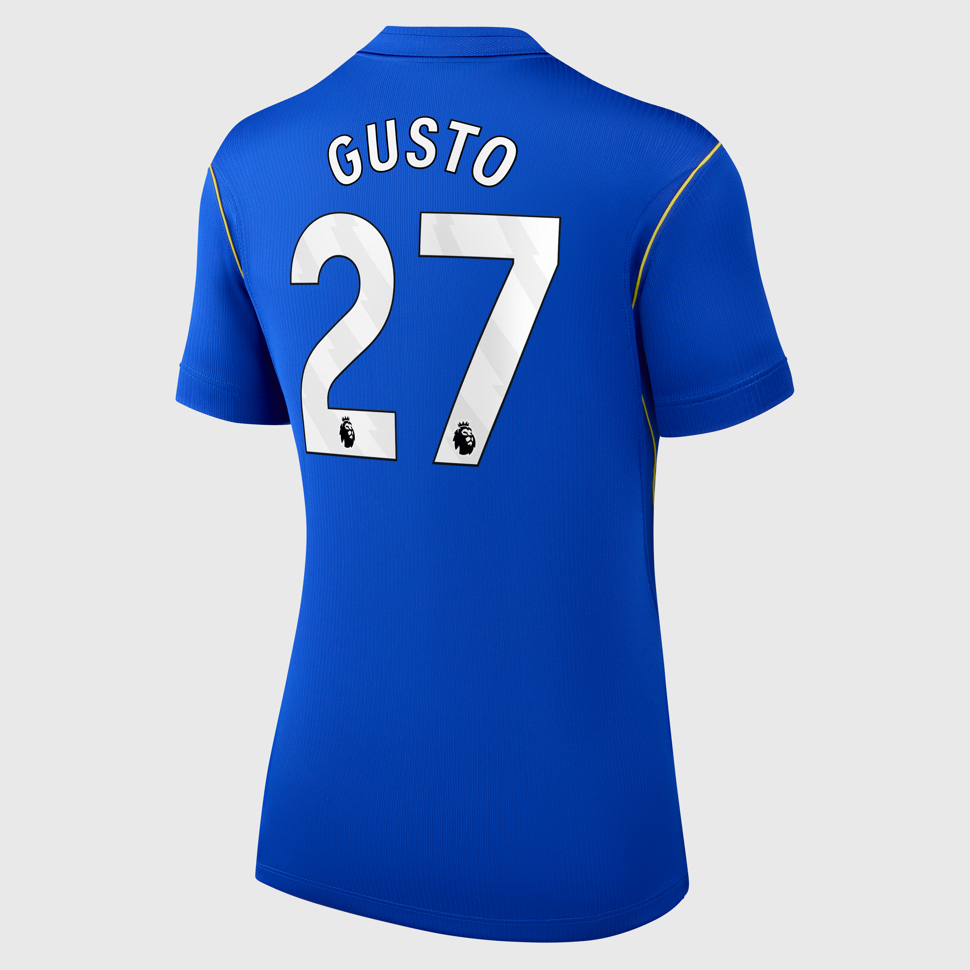 Chelsea Nike Home Stadium Shirt 2026-27 - Womens with Gusto 27 printing, , rebel_hi-res