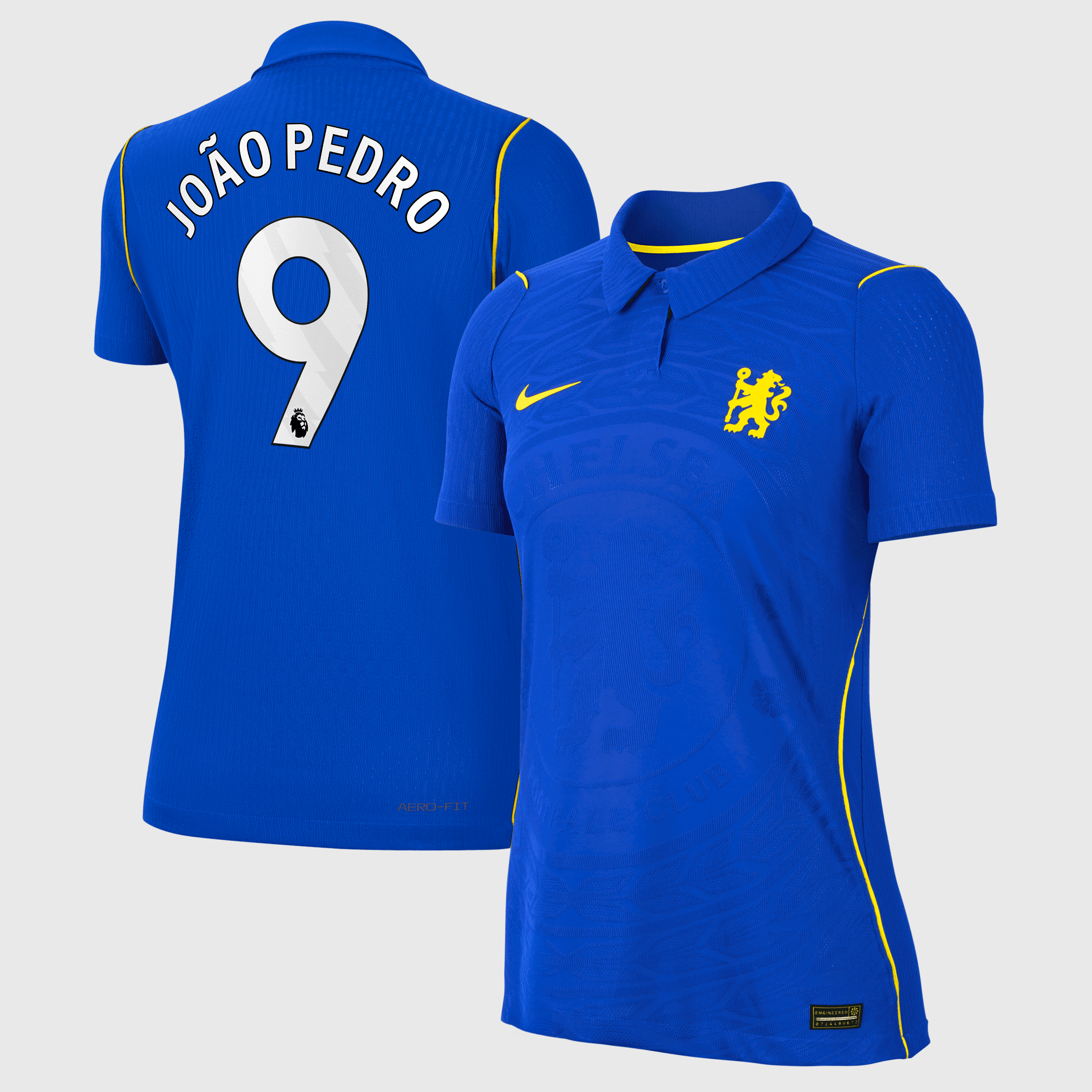 Chelsea Nike Home Aero-FIT Match Shirt 2026-27 - Womens with Jo&atilde;o Pedro 9 printing, , rebel_hi-res