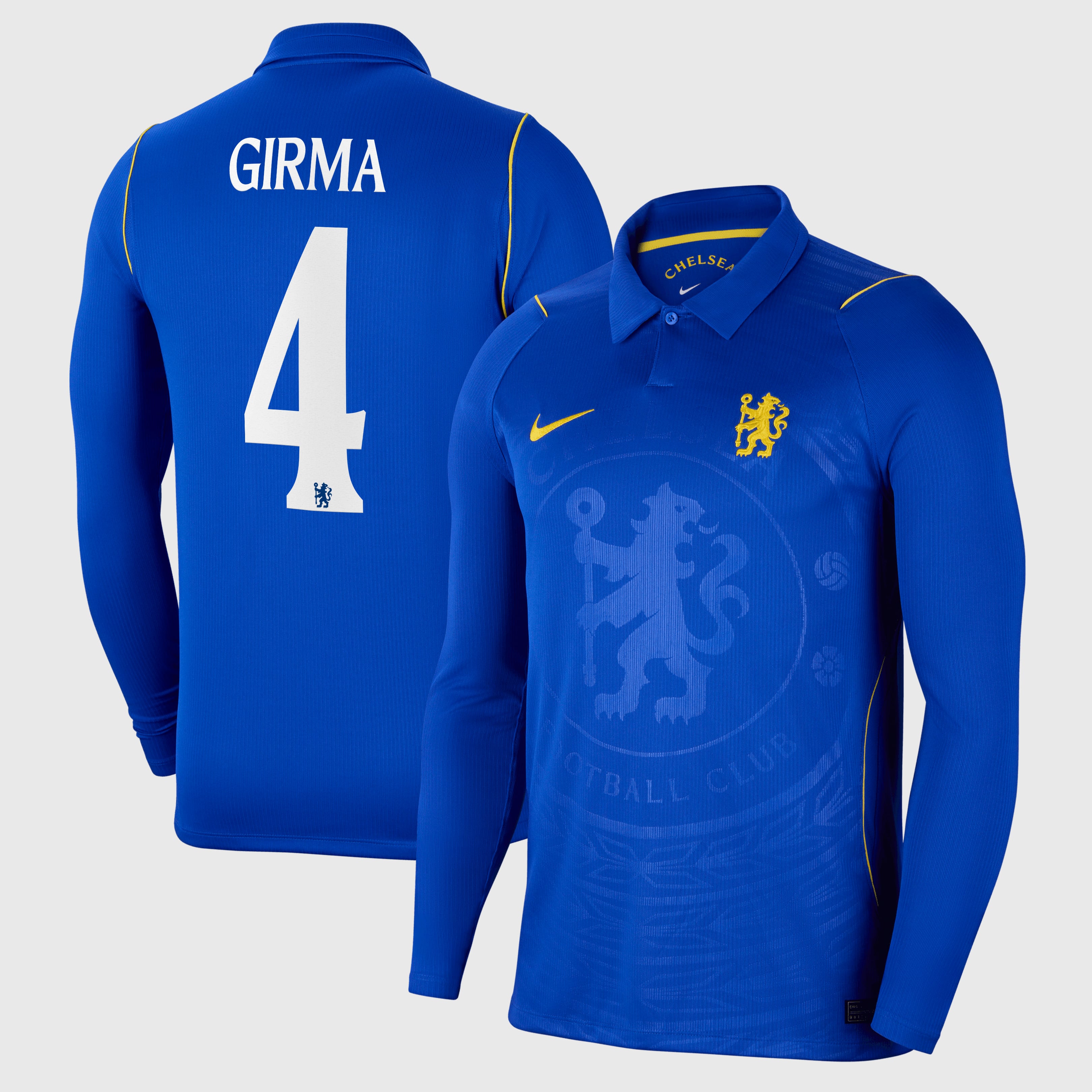 Chelsea Cup Nike Home Stadium Shirt 2026-27 - Long Sleeve with Girma 4 printing, , rebel_hi-res