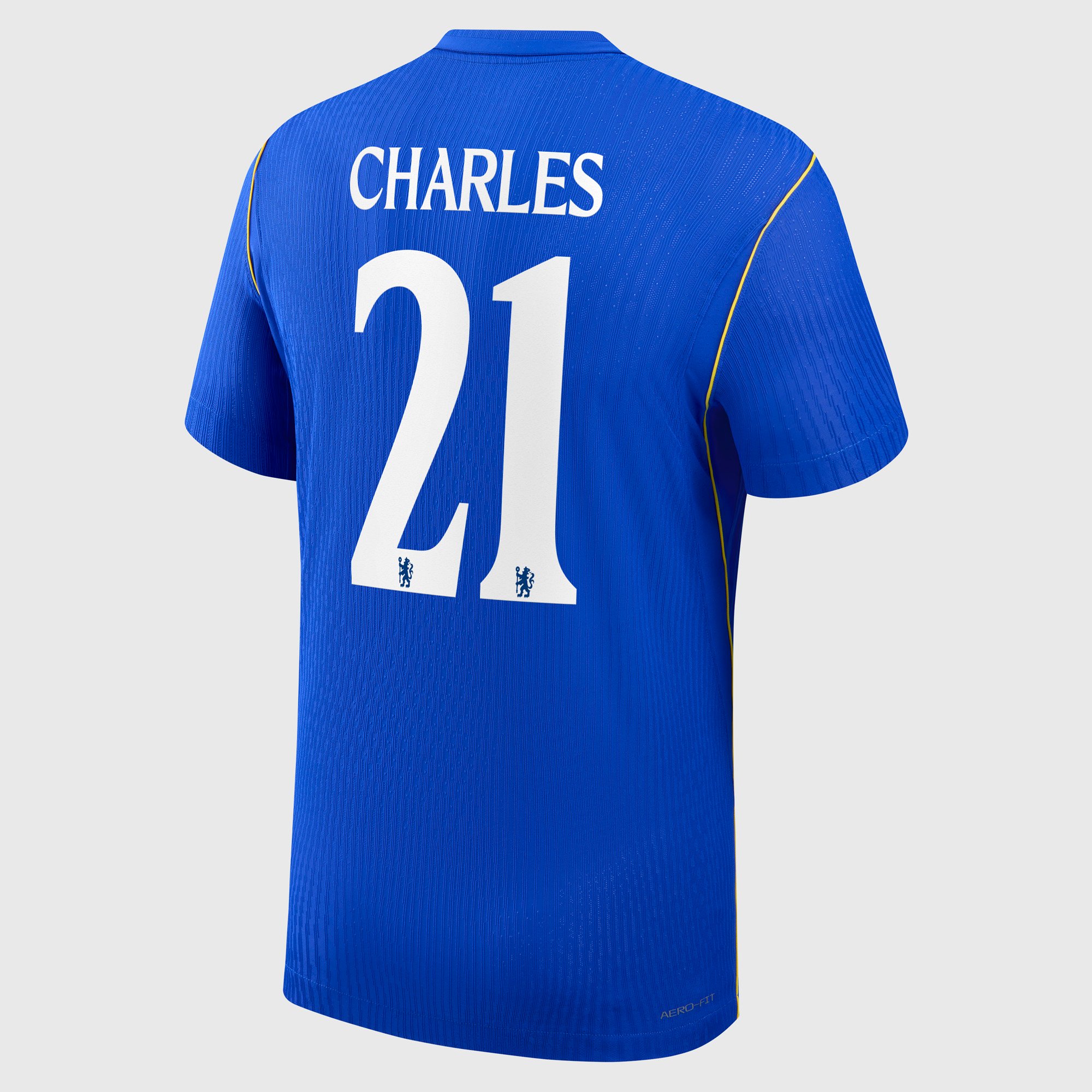 Chelsea Cup Nike Home Aero-FIT Match Shirt 2026-27 with Charles 21 printing, , rebel_hi-res