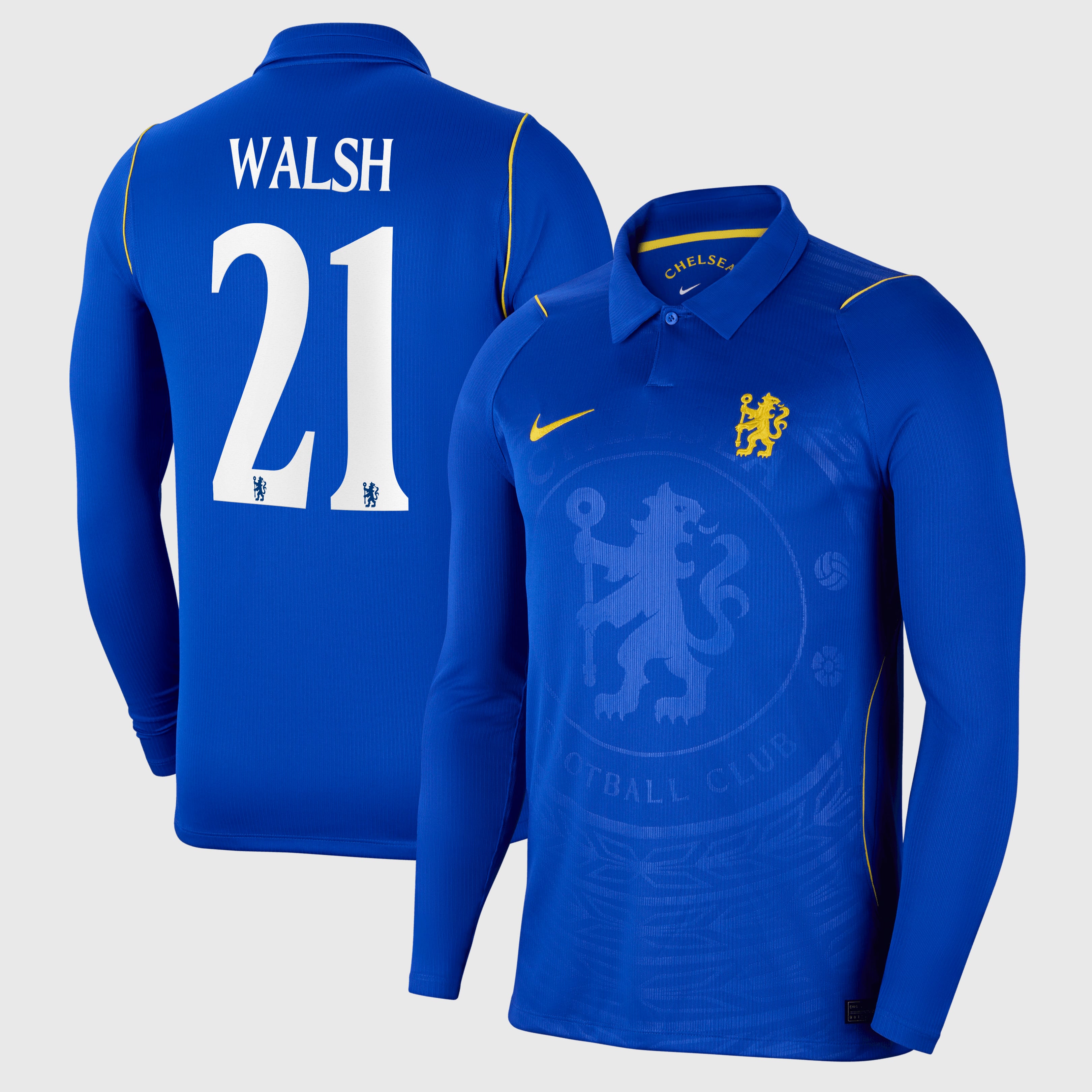 Chelsea Cup Nike Home Stadium Shirt 2026-27 - Long Sleeve with Walsh 21 printing, , rebel_hi-res