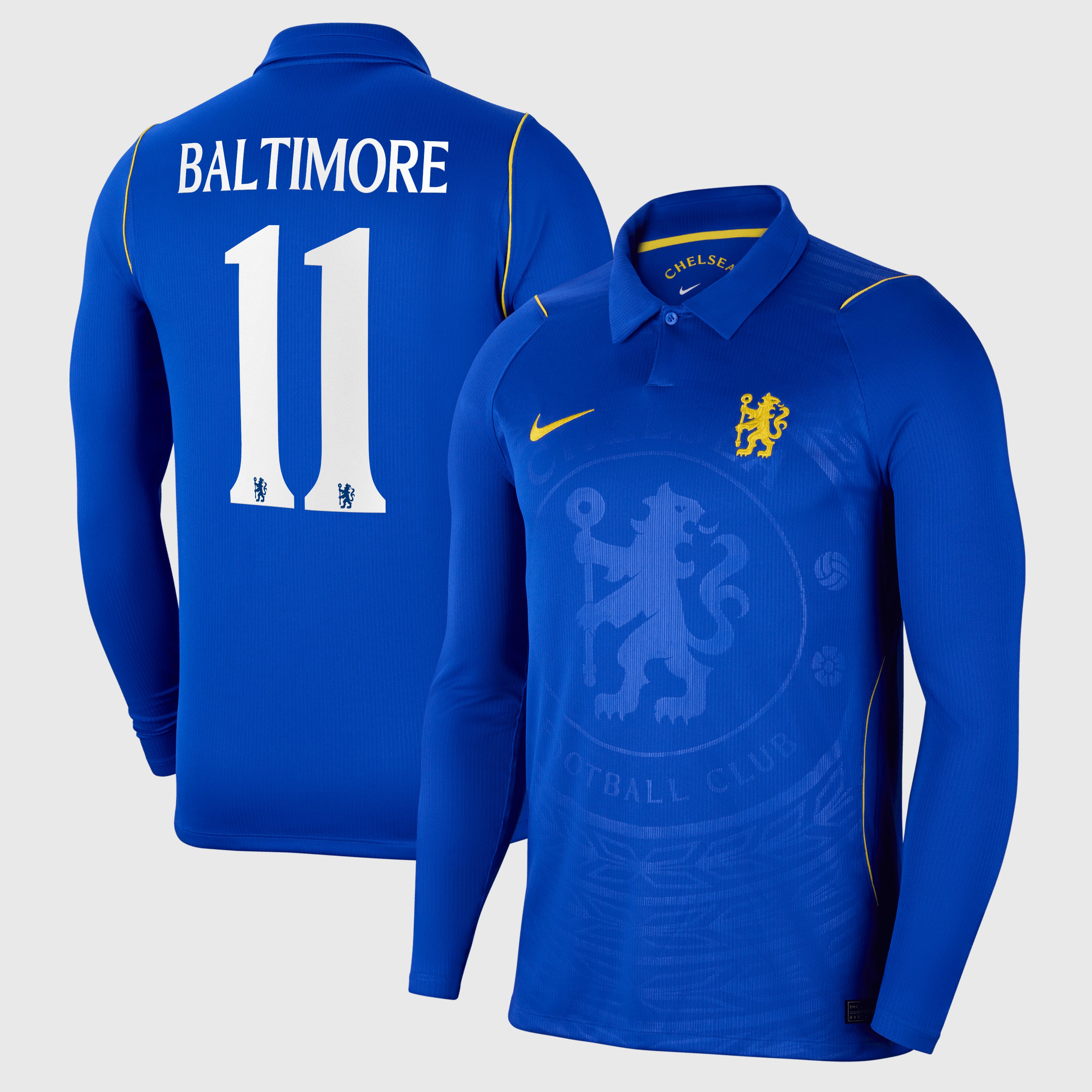 Chelsea Cup Nike Home Stadium Shirt 2026-27 - Long Sleeve with Baltimore 11 printing, , rebel_hi-res