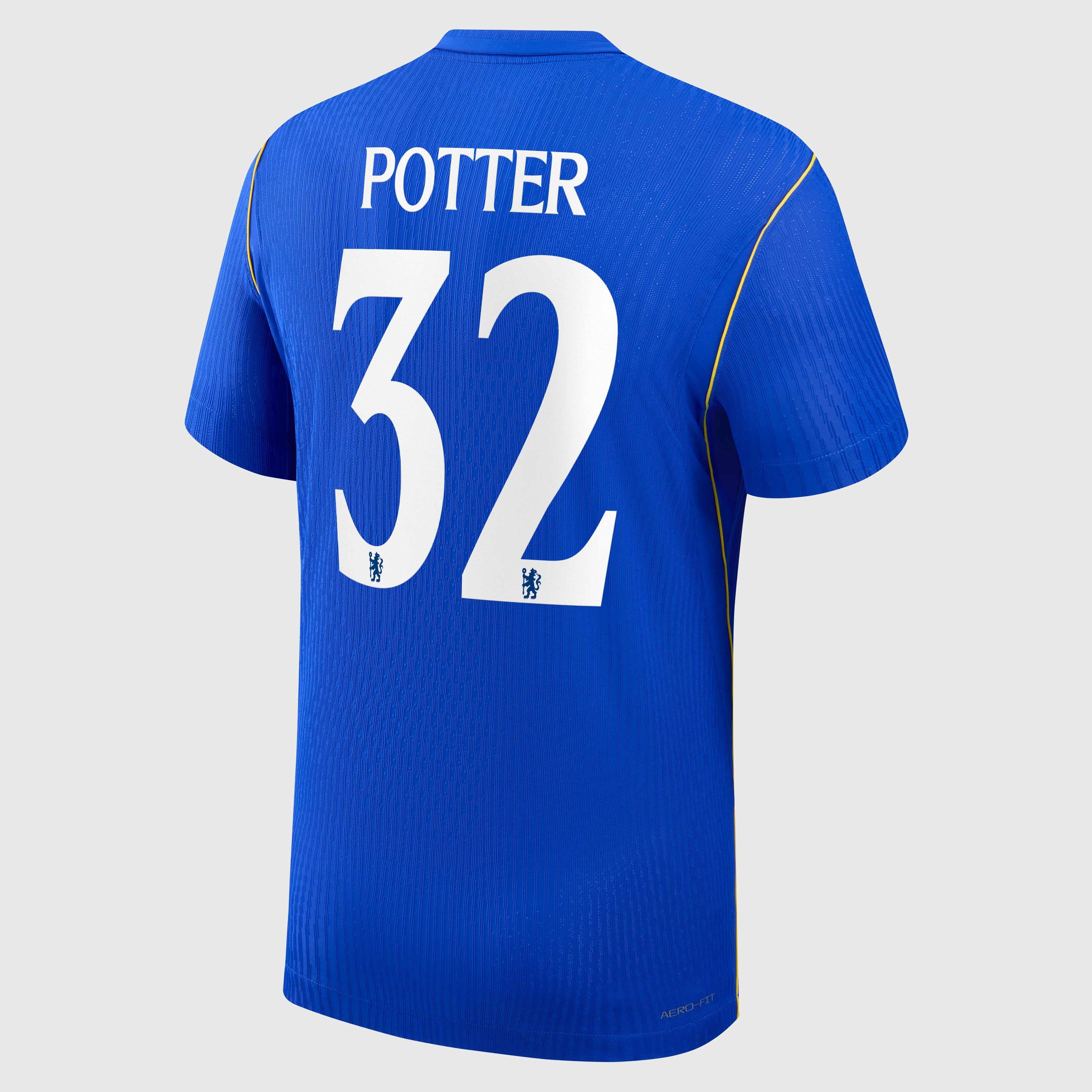 Chelsea Cup Nike Home Aero-FIT Match Shirt 2026-27 with Potter 32 printing, , rebel_hi-res