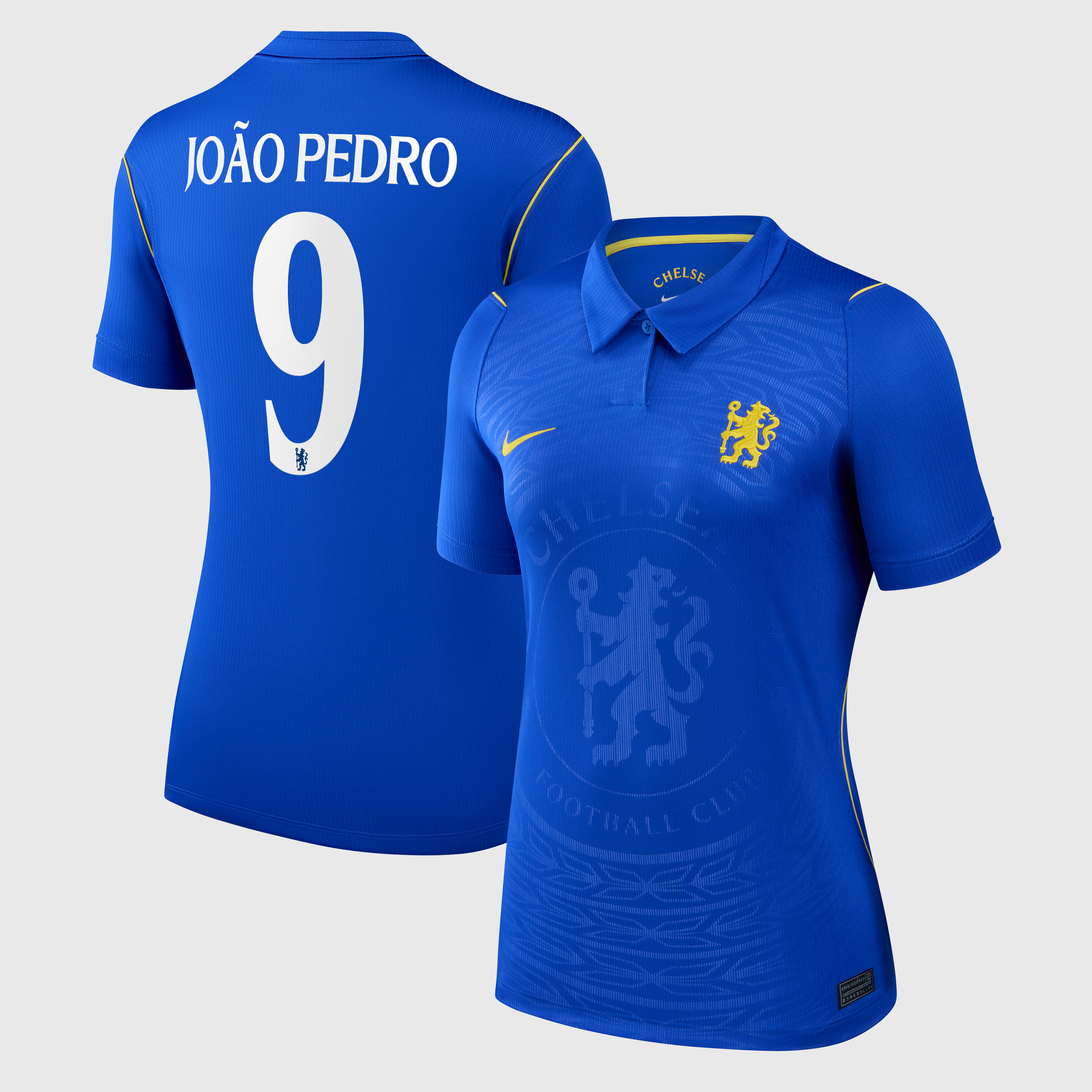 Chelsea Cup Nike Home Stadium Shirt 2026-27 - Womens with Jo&atilde;o Pedro 9 printing, , rebel_hi-res