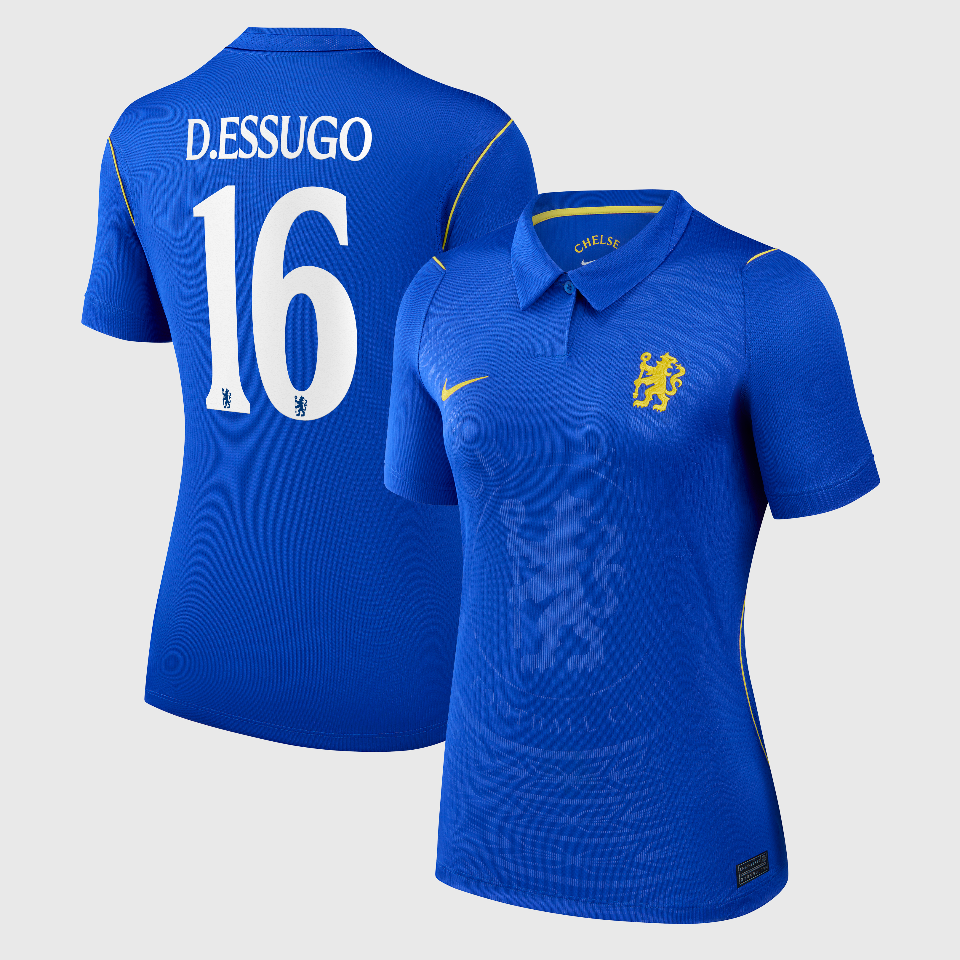 Chelsea Cup Nike Home Stadium Shirt 2026-27 - Womens with D.Essugo 16 printing, , rebel_hi-res