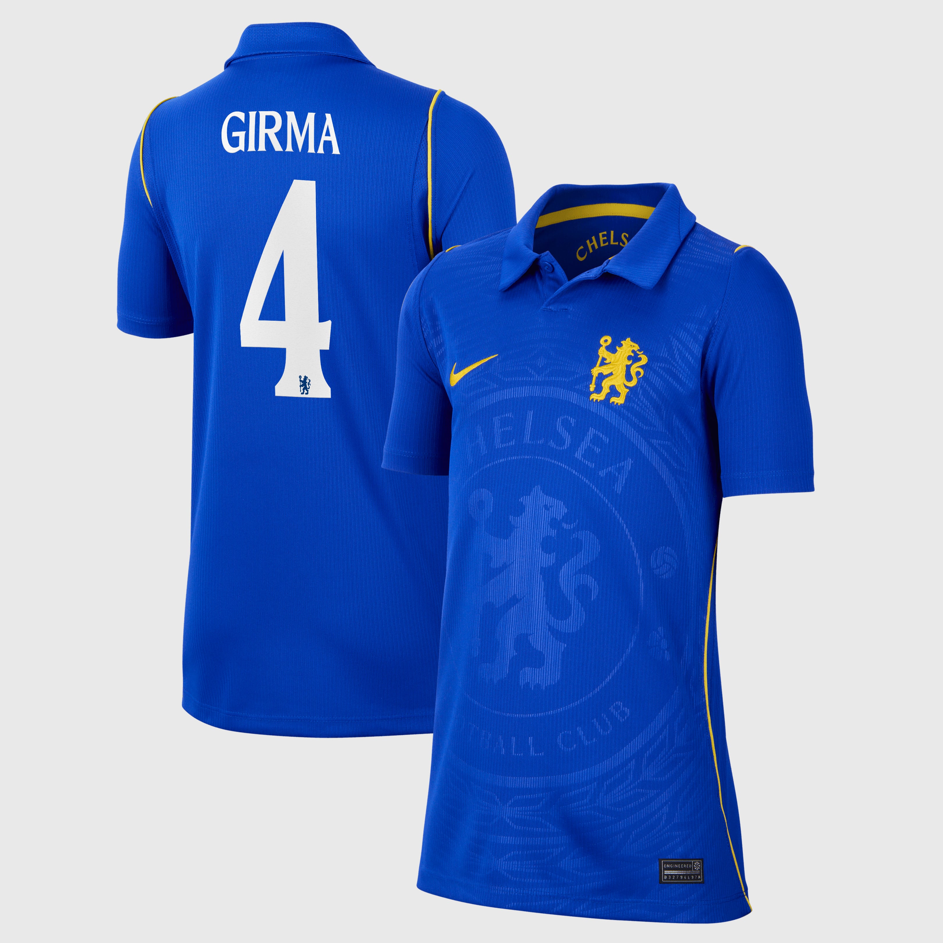 Chelsea Cup Nike Home Stadium Shirt 2026-27 - Kids with Girma 4 printing, , rebel_hi-res