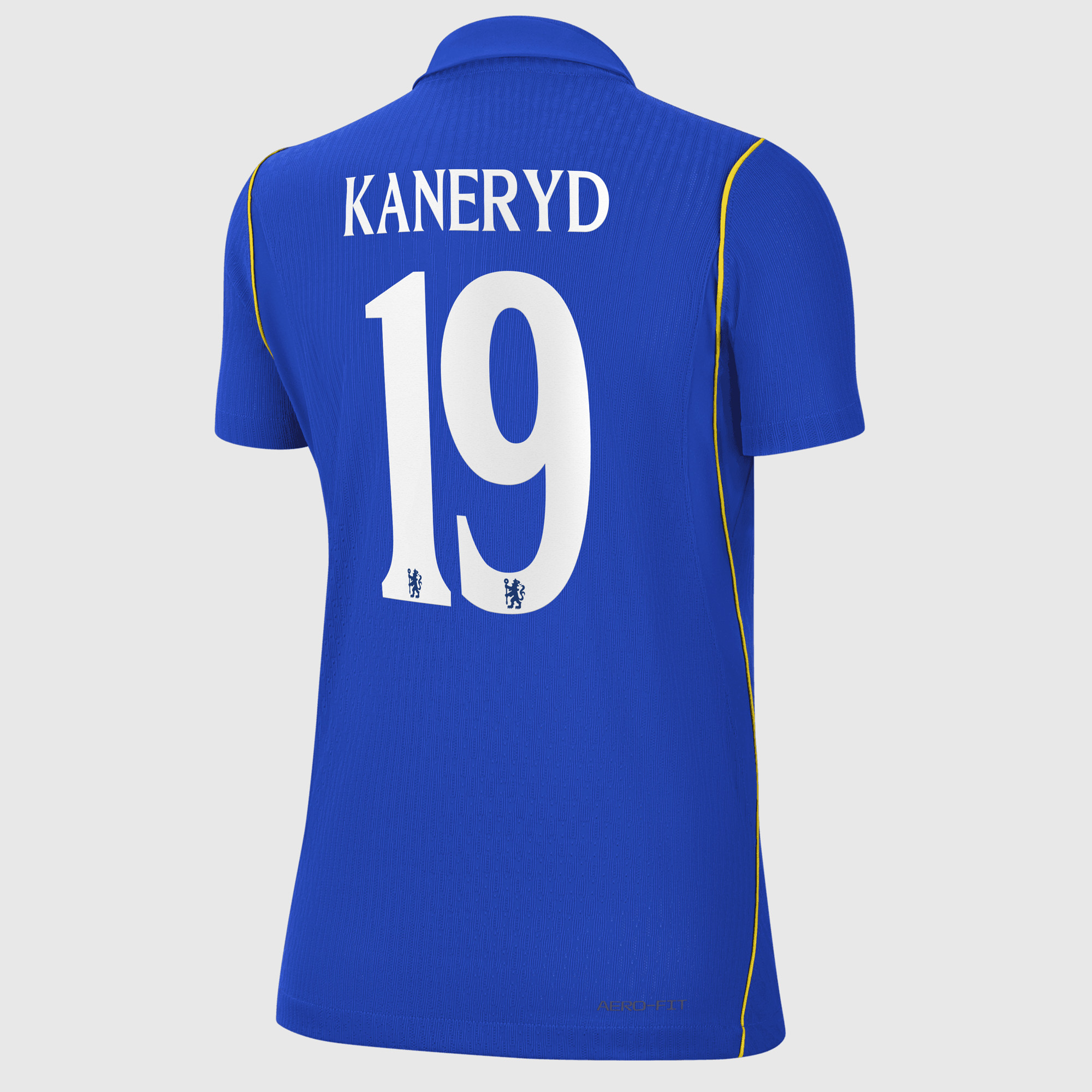 Chelsea Cup Nike Home Aero-FIT Match Shirt 2026-27 - Womens with Kaneryd 19 printing, , rebel_hi-res