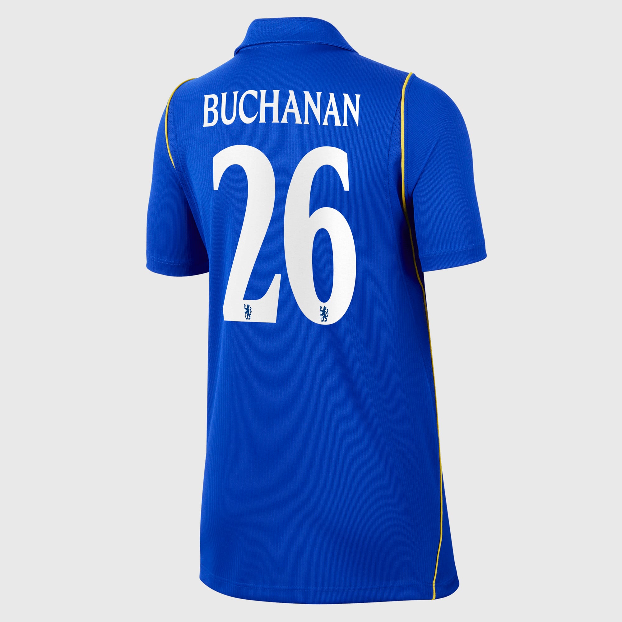 Chelsea Cup Nike Home Stadium Shirt 2026-27 - Kids with Buchanan 26 printing, , rebel_hi-res