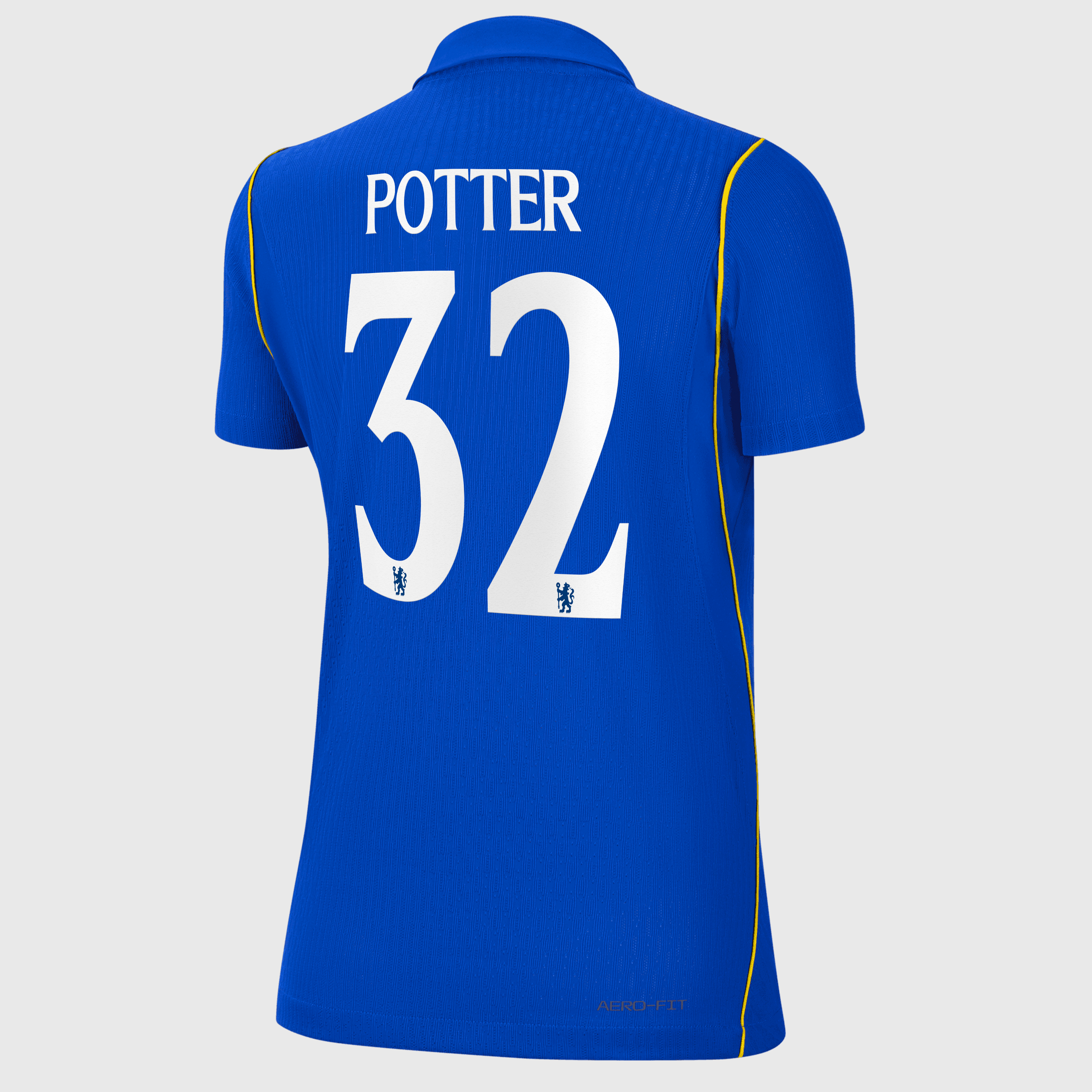Chelsea Cup Nike Home Aero-FIT Match Shirt 2026-27 - Womens with Potter 32 printing, , rebel_hi-res
