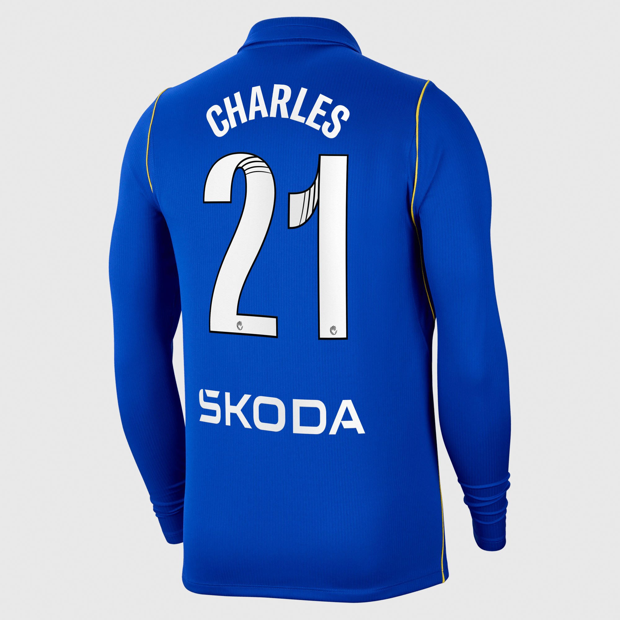 Chelsea WSL Nike Home Stadium Shirt 2026-27 - Long Sleeve with Charles 21 printing, , rebel_hi-res