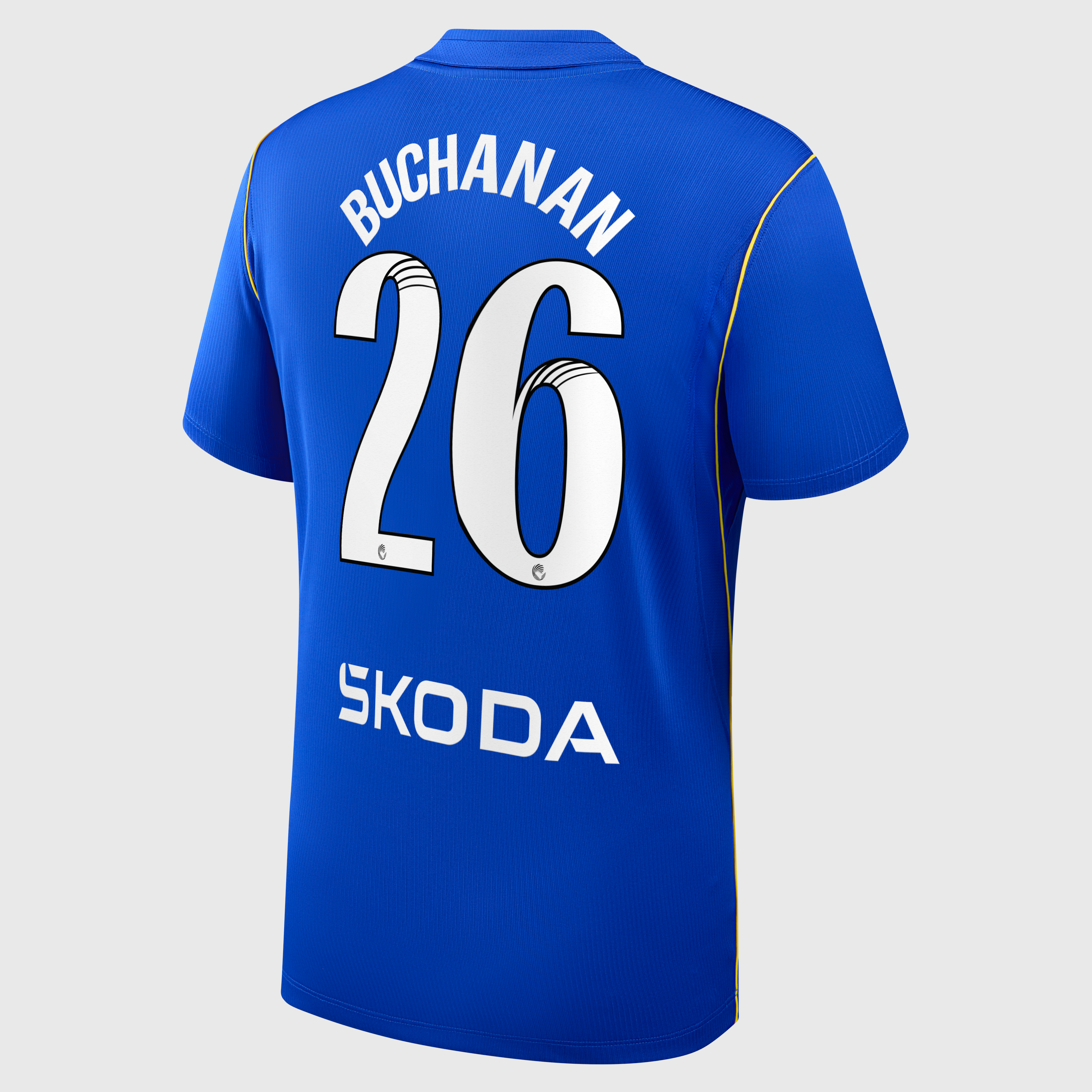 Chelsea WSL Nike Home Stadium Shirt 2026-27 with Buchanan 26 printing, , rebel_hi-res