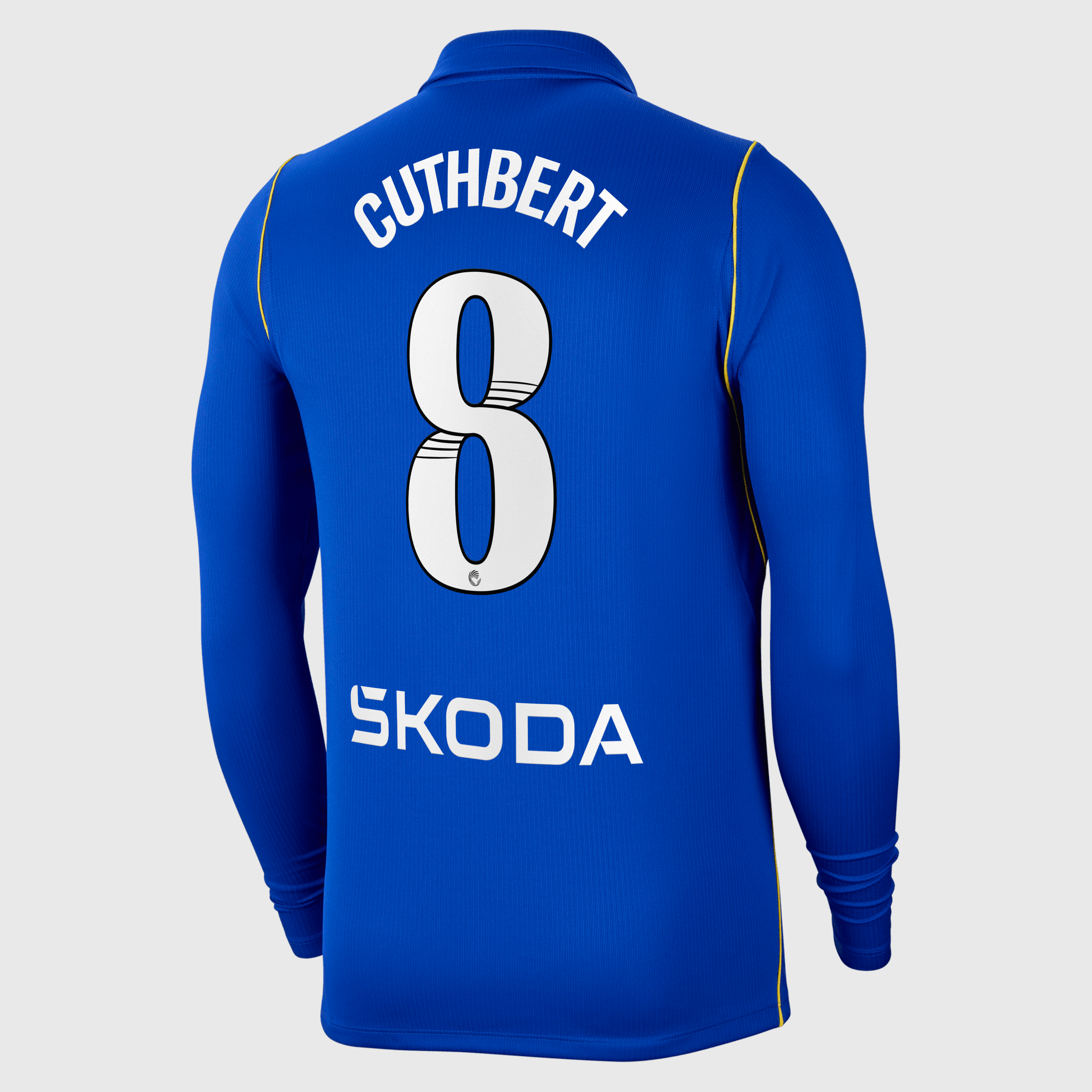 Chelsea WSL Nike Home Stadium Shirt 2026-27 - Long Sleeve with Cuthbert 8 printing, , rebel_hi-res