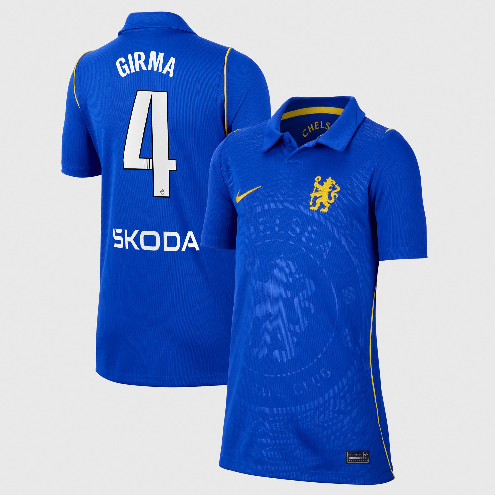 Chelsea WSL Nike Home Stadium Shirt 2026-27 - Kids with Girma 4 printing, , rebel_hi-res