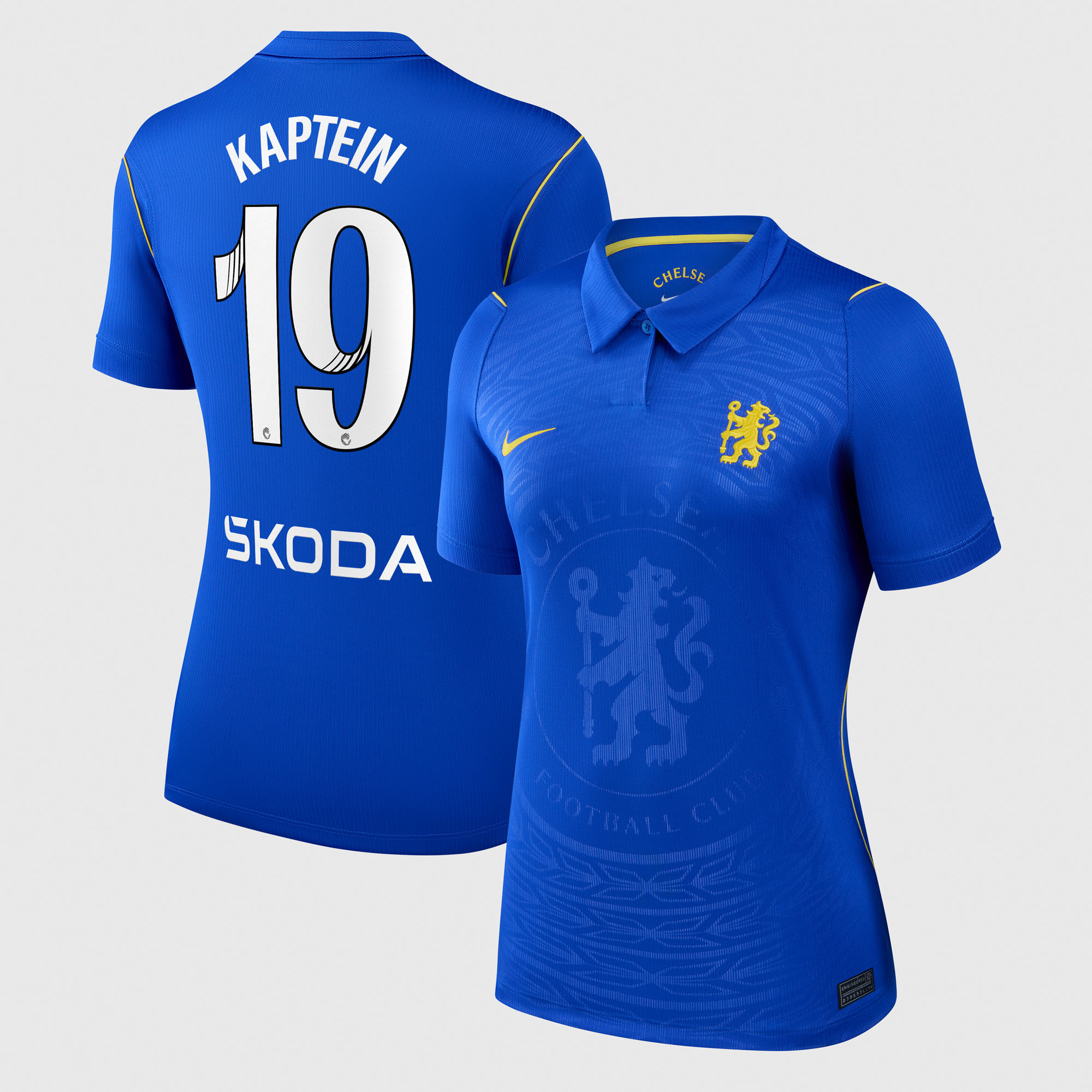 Chelsea WSL Nike Home Stadium Shirt 2026-27 - Womens with Kaptein 19 printing, , rebel_hi-res