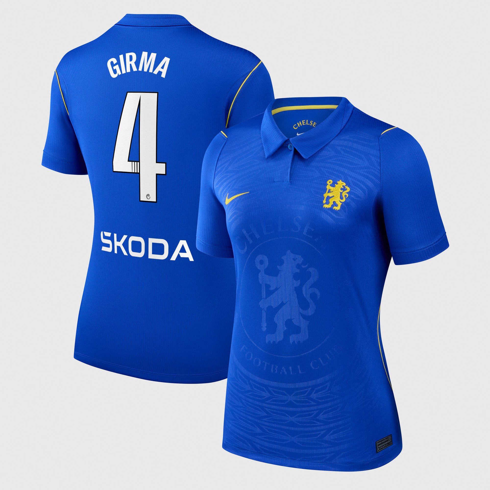 Chelsea WSL Nike Home Stadium Shirt 2026-27 - Womens with Girma 4 printing, , rebel_hi-res